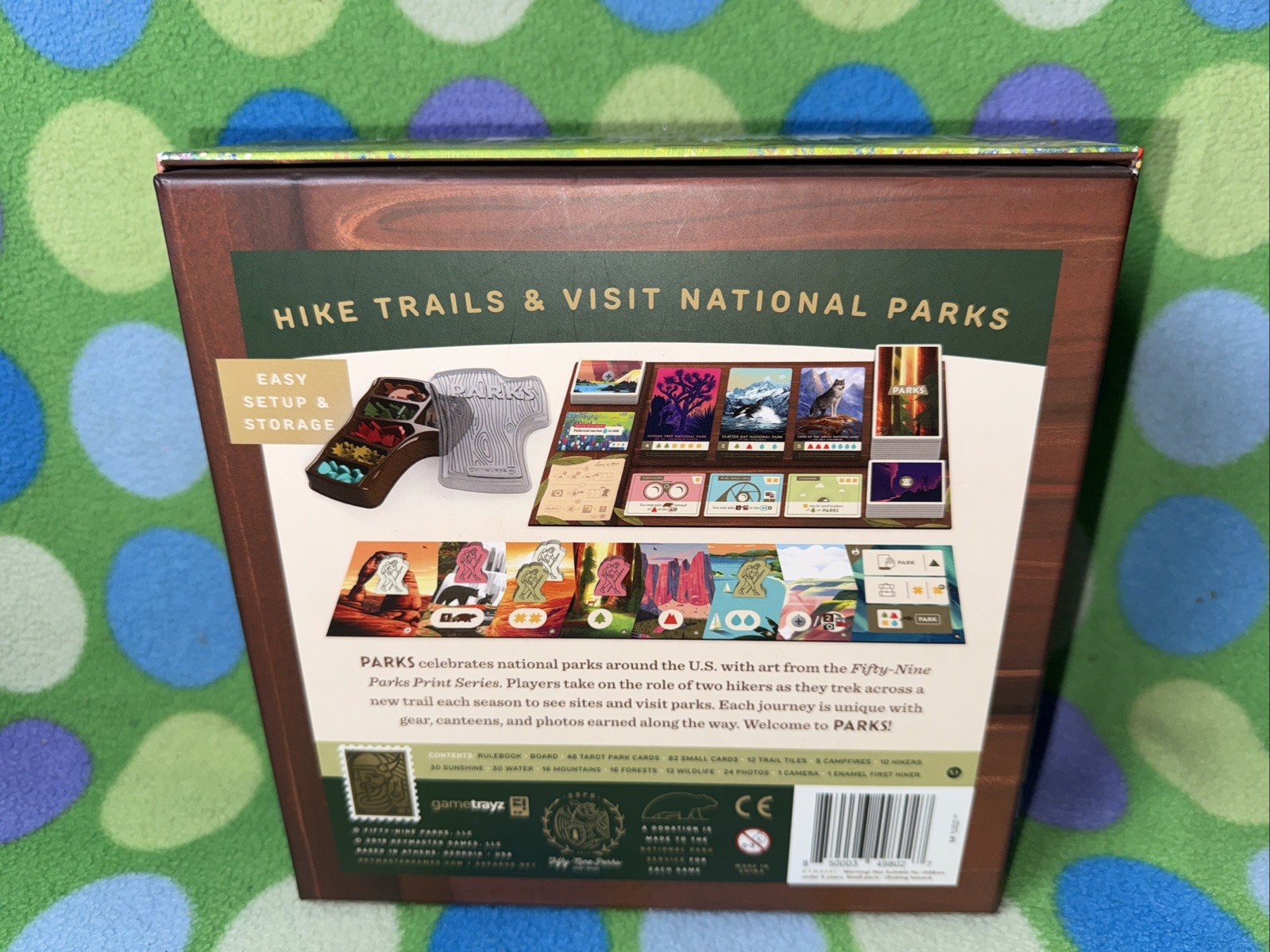 Parks Game By Keymaster Henry Audubon 1-5 Players National Parks -New-