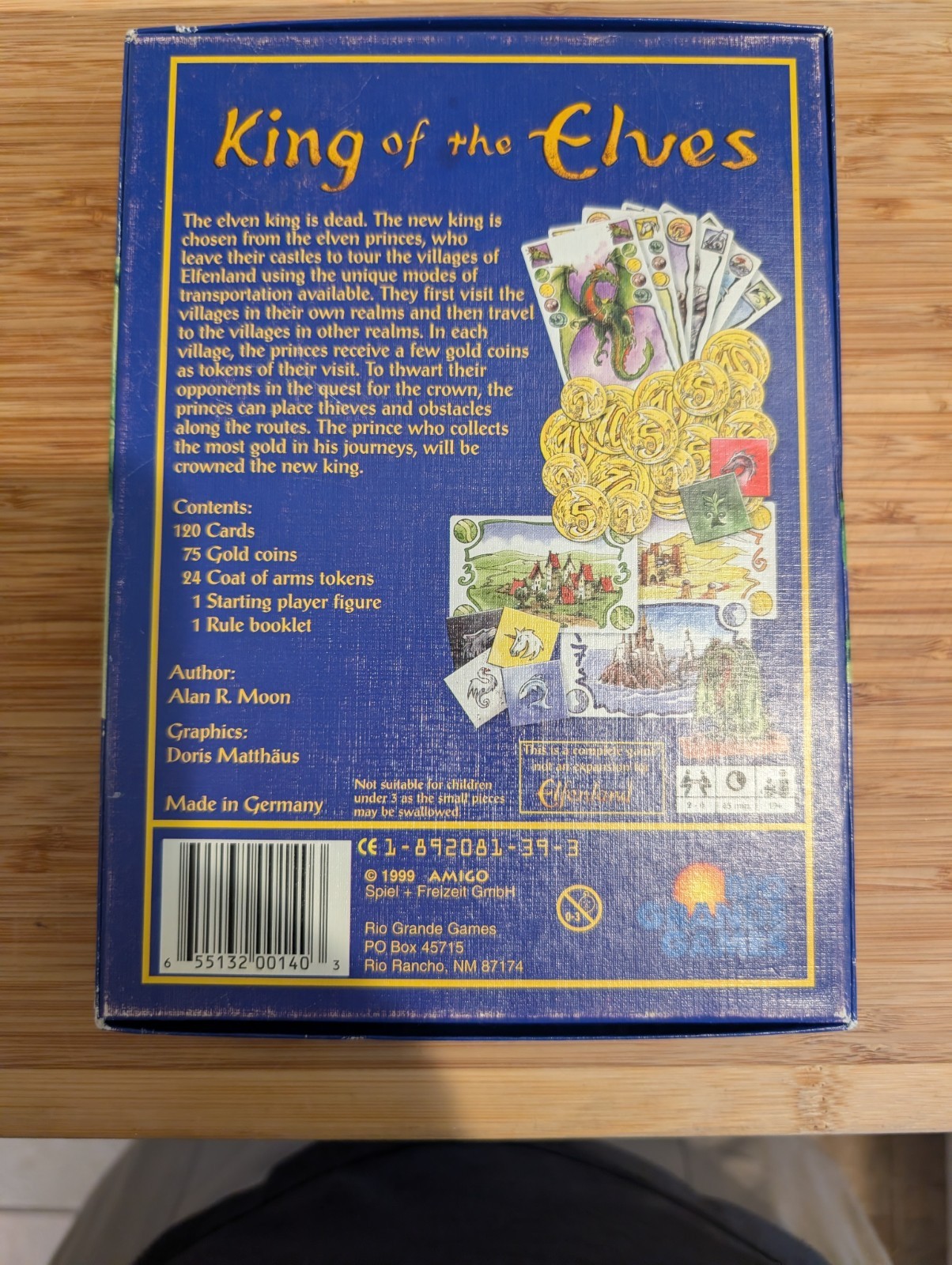 King of the Elves + Space Beans + High Bohn + Bohnaparte – Rio Grande Game Lot