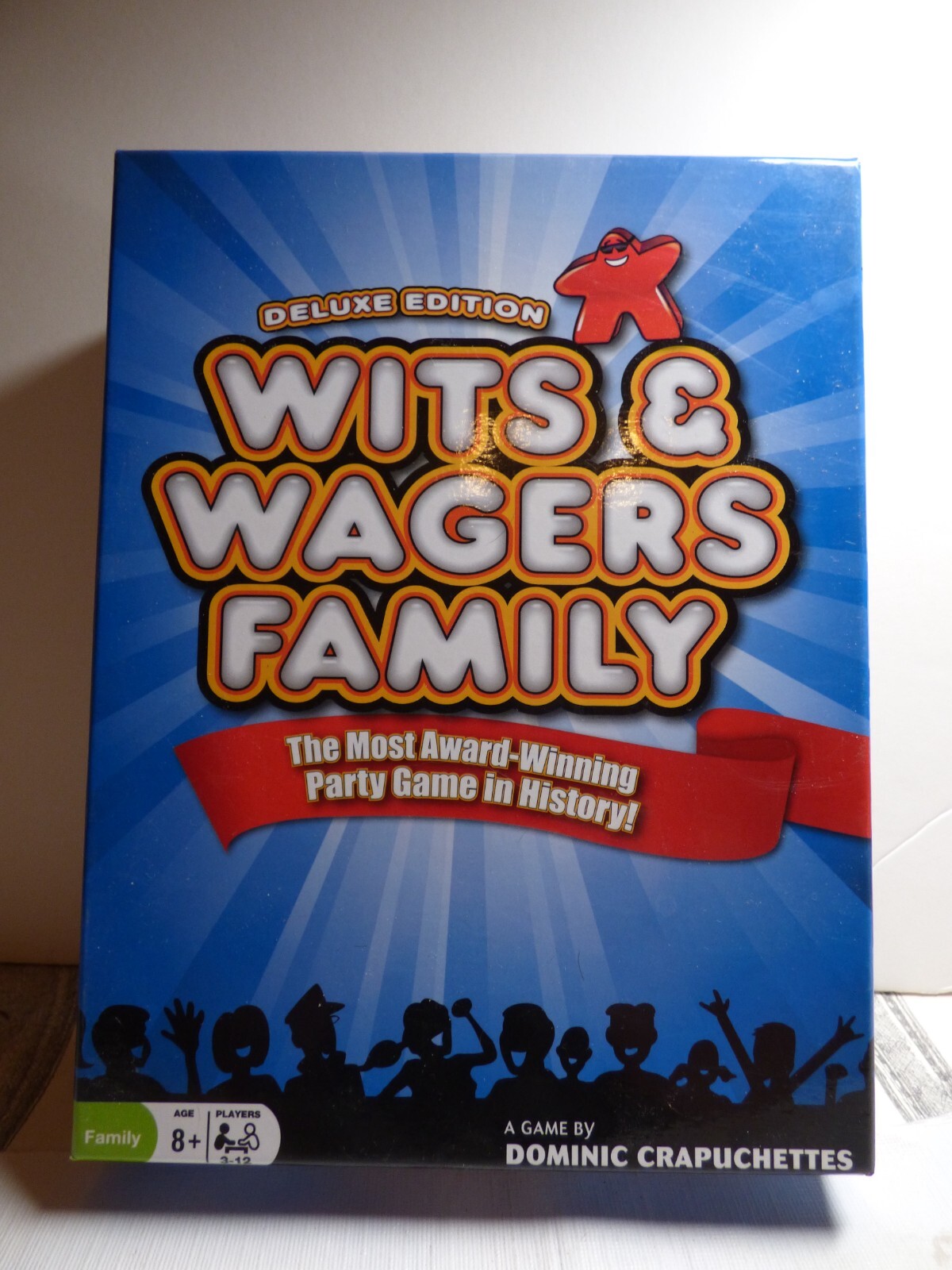 Wits & Wagers Family Deluxe Edition Award Winning Party Game Mint Giftable