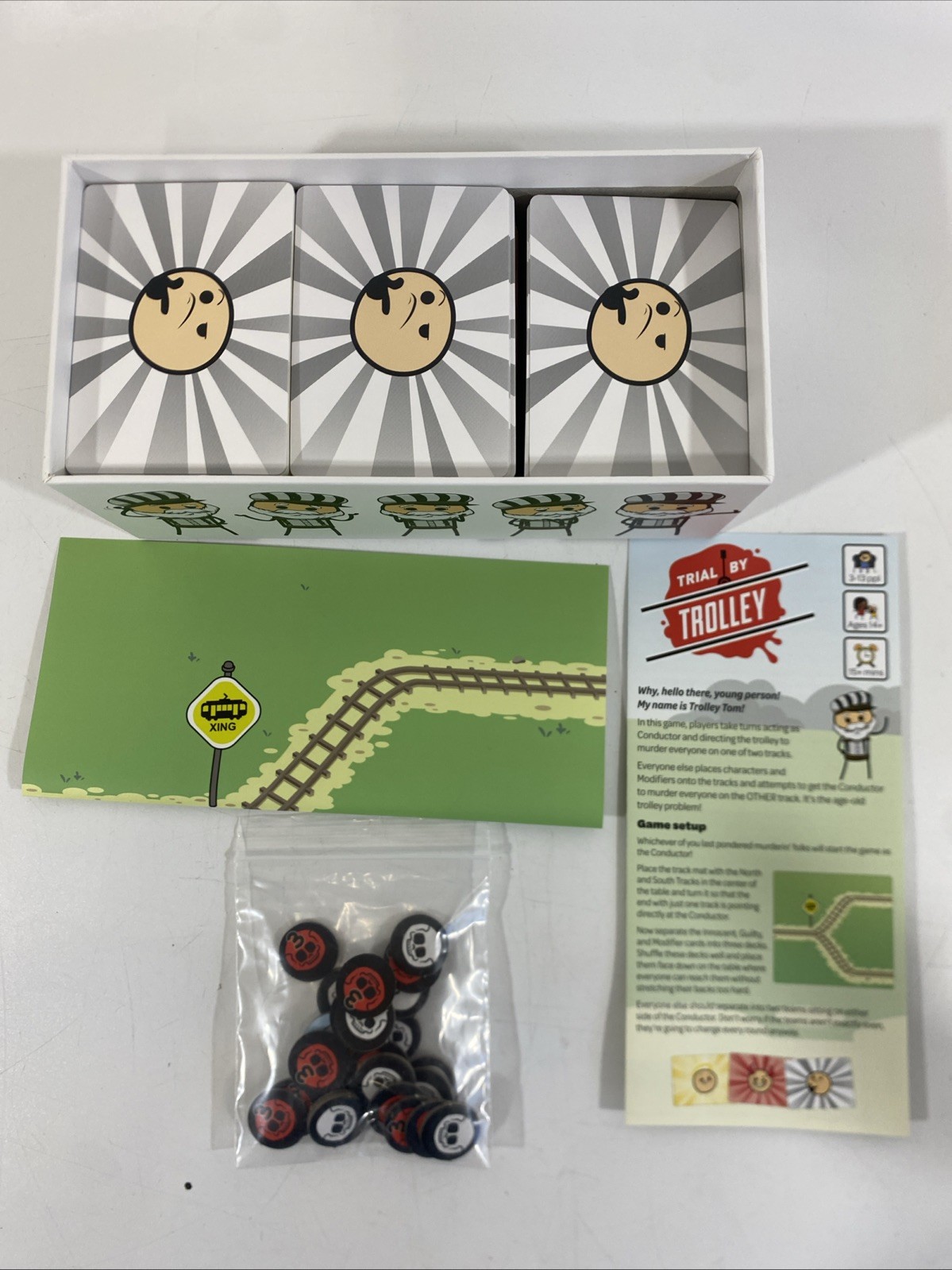 Skybound Trial by Trolley Moral Dilemma and Murder Party Game – SKY4214