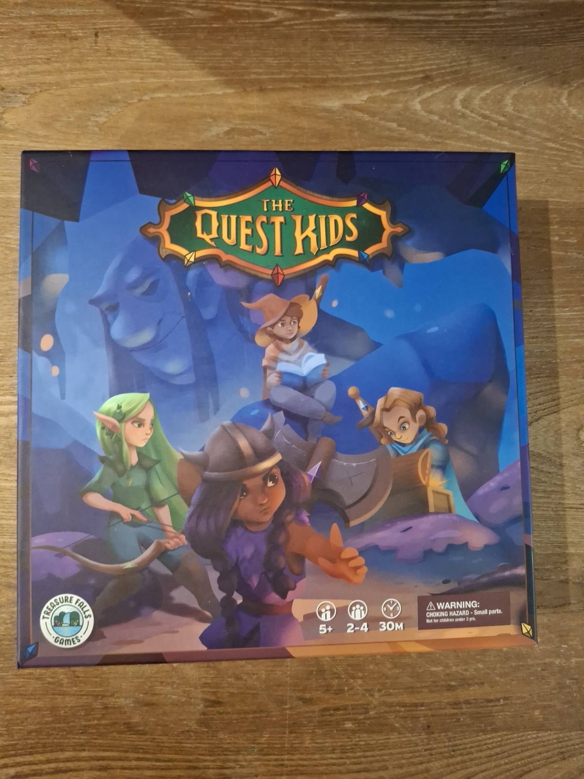 The Quest Kids Cooperative Board Game New Family Game 2 To 4 Players 100% Comple