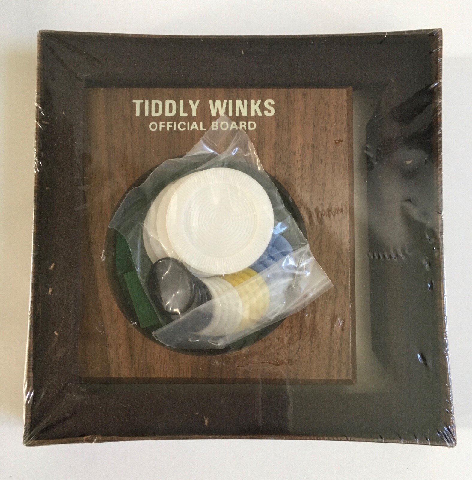 Vintage Tiddly Winks The Drueke Co. No 1998 American Walnut Wood NEW & SEALED