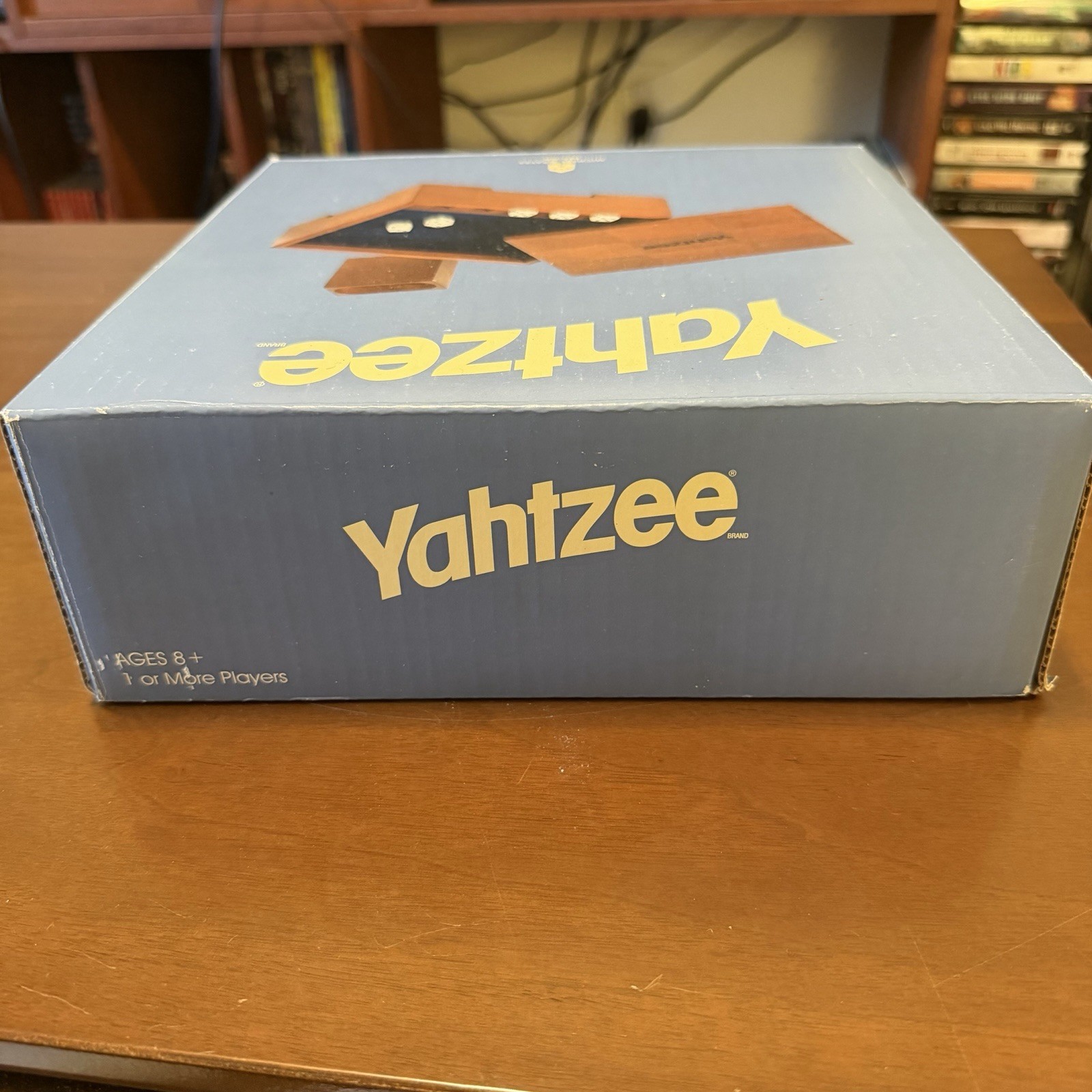 Michael Graves Design YAHTZEE Game Custom Wooden Box & Cup w/ Score Sheets NEW