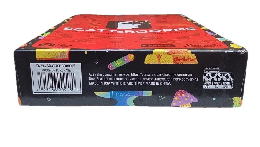 SCATTERGORIES Classic Quick-Wit Categories Game! Hasbro Gaming 2023 OPEN BOX NEW