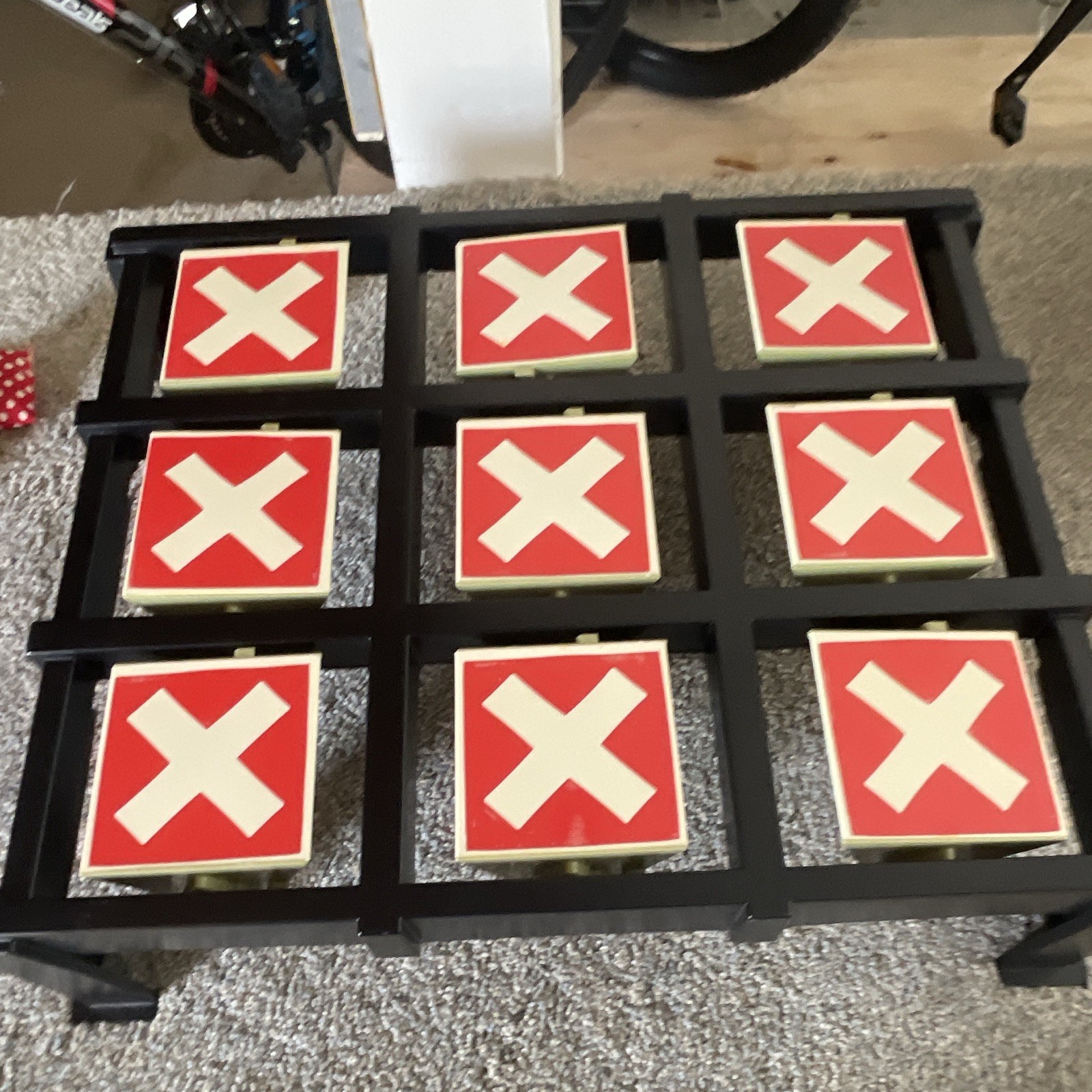 Ideal Toss Across Vintage Tic-Tac-Toe Game 2 Players Ages 6+ 1969 MPN 2112-1
