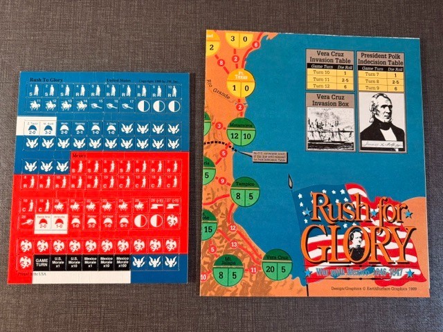 Strategy & Tactics Magazine #127 – Rush for War with Mexico, Unpunched Game