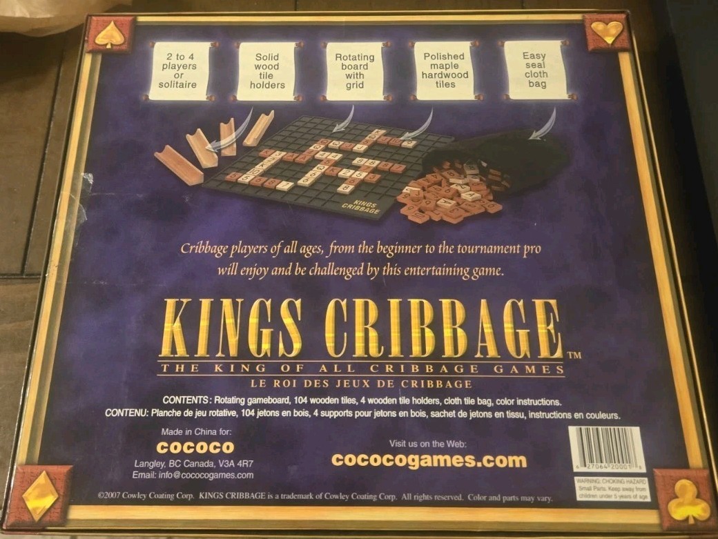 Kings Cribbage Royal Edition The King of all Cribbage Games 100% Complete