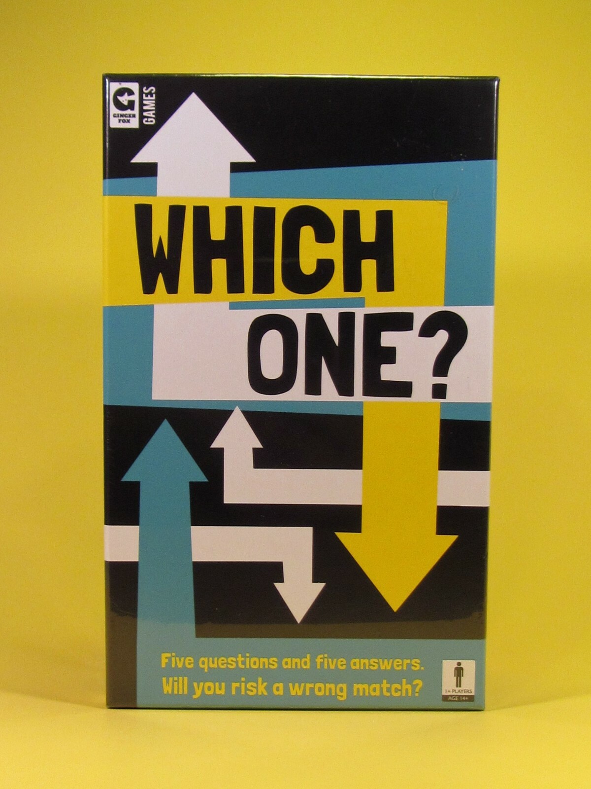 Which One The Question & Answer Matching Game Alone or Teams Ginger Fox NEW