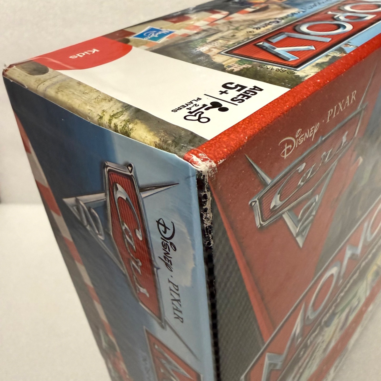 Disney Pixar Cars 2 Monopoly Game Lightning McQueen Racetrack Game New Open Box