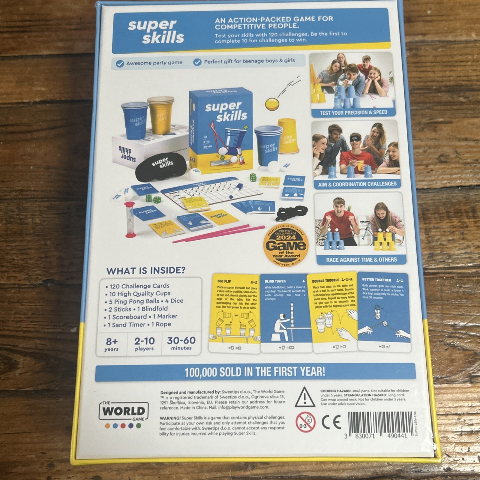NEW SEALED! Super Skills An Action-Packed Challenge Game For Competitive People