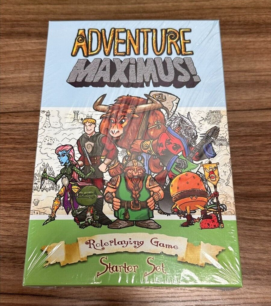 Adventure Maximus Card-Based Role Playing Game Starter Set Sealed