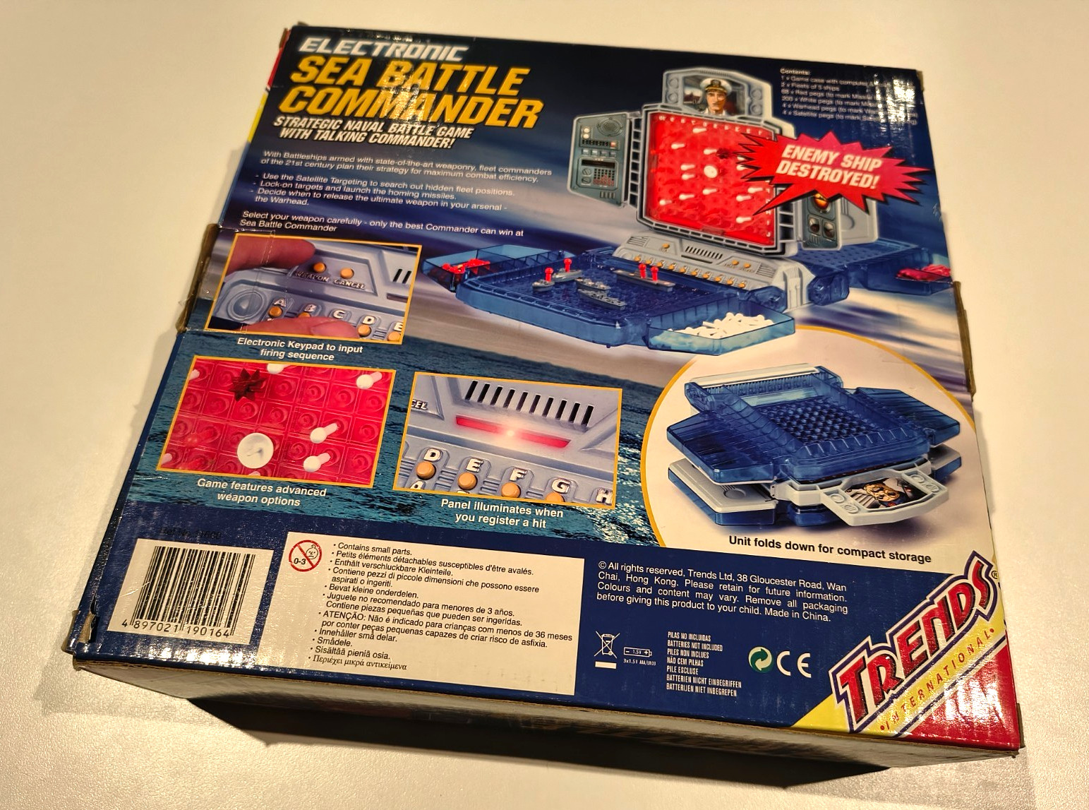 Electronic Sea Battle Commander Game – Strategic Naval Battle Game – WORKING