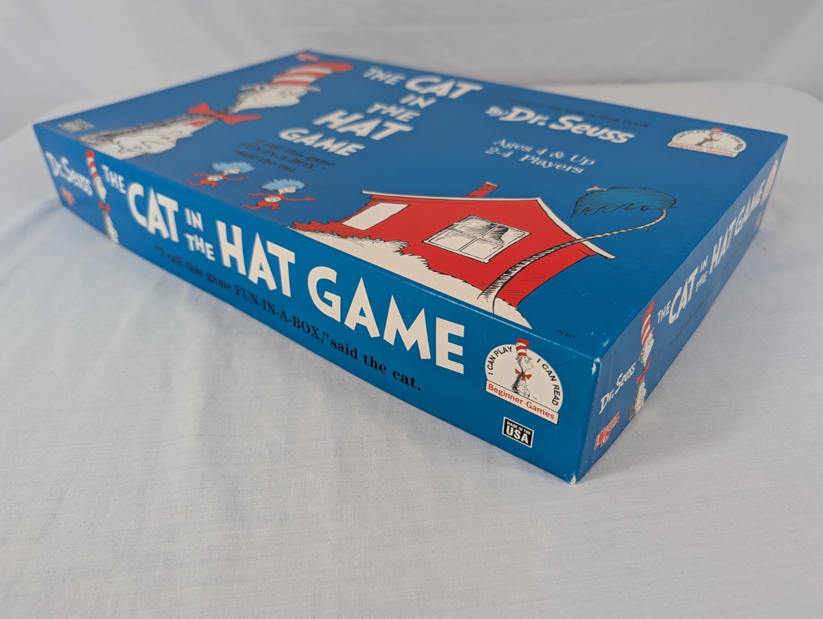 The Cat In The Hat Board Game Vintage 1996 FUN-IN-A-BOX-Per the Cat! Pre-Owned