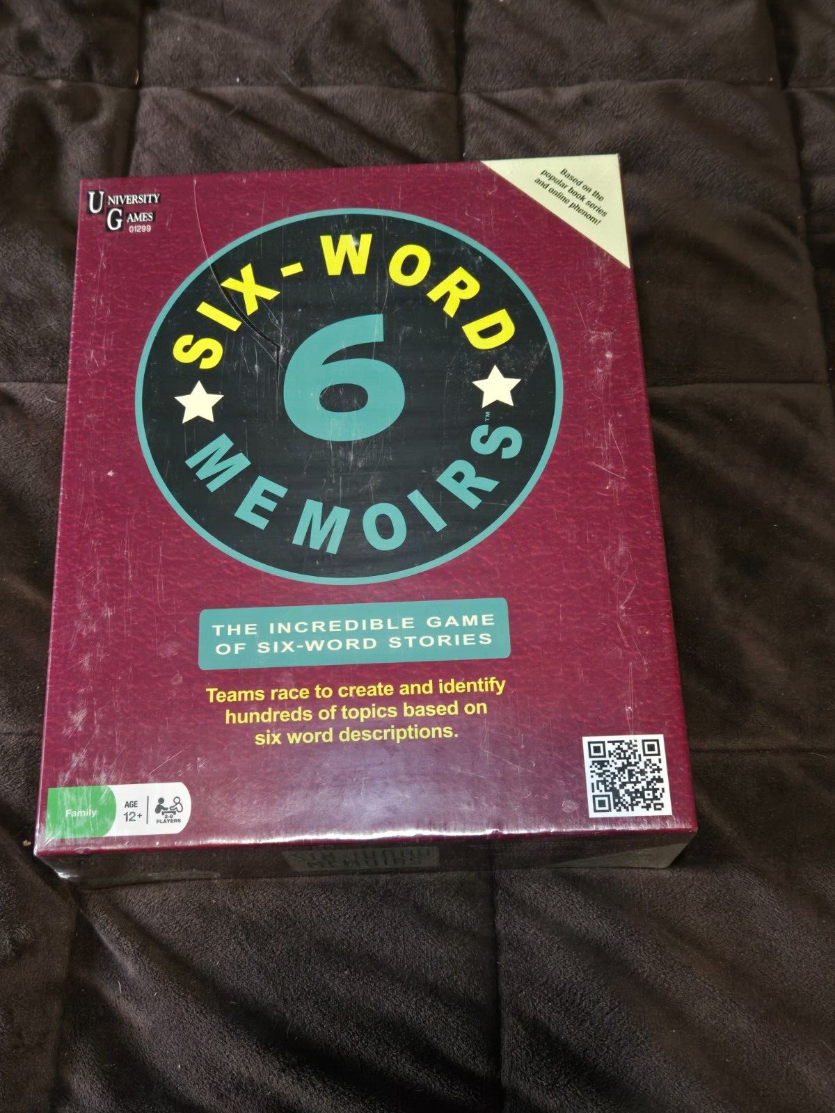 University Games Six-Word Memoirs Story Game 2-8 Players 12 and up New