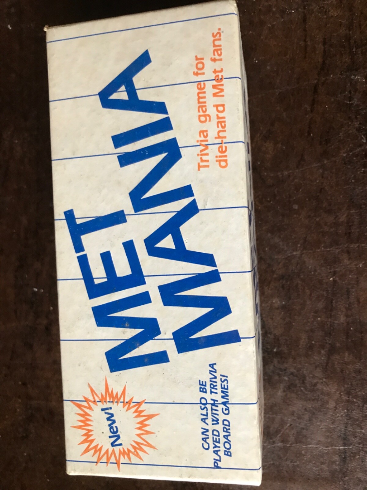 Vintage 1985 Target Met Mania Die Hard Met Edition Trivia Game