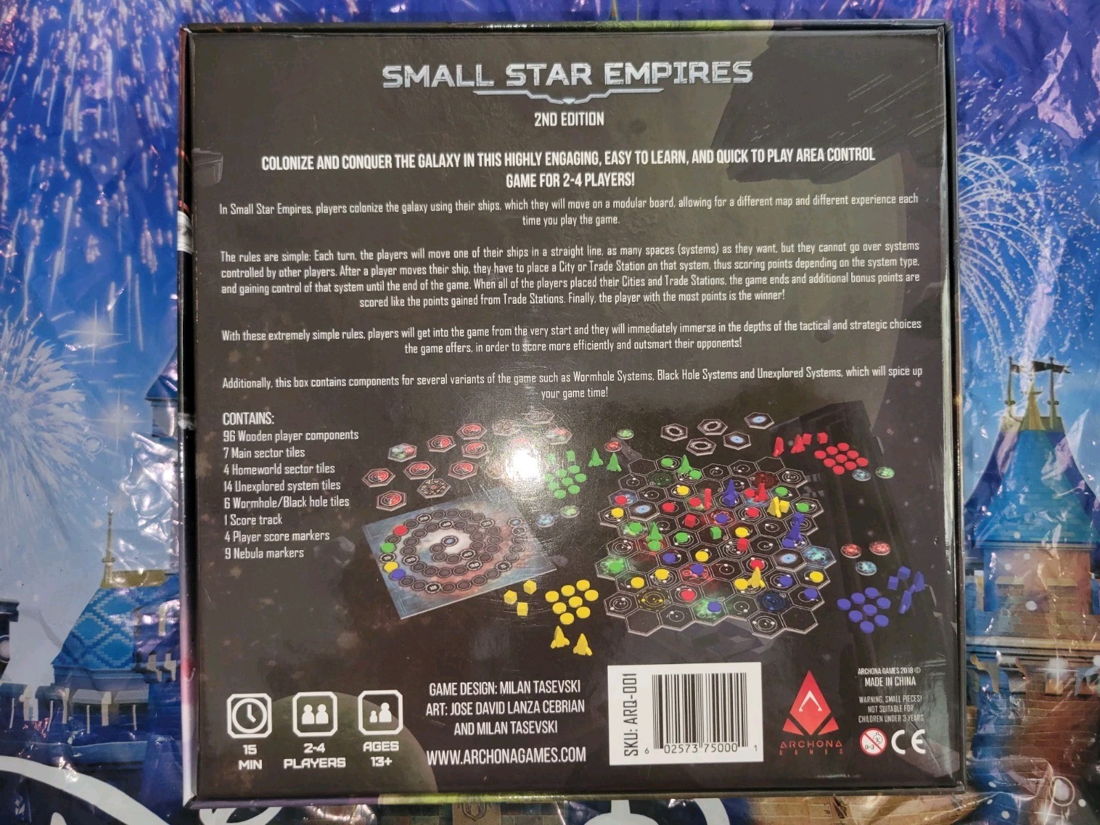 Archona Boardgame Small Star Empires 2nd Edition Used Complete!