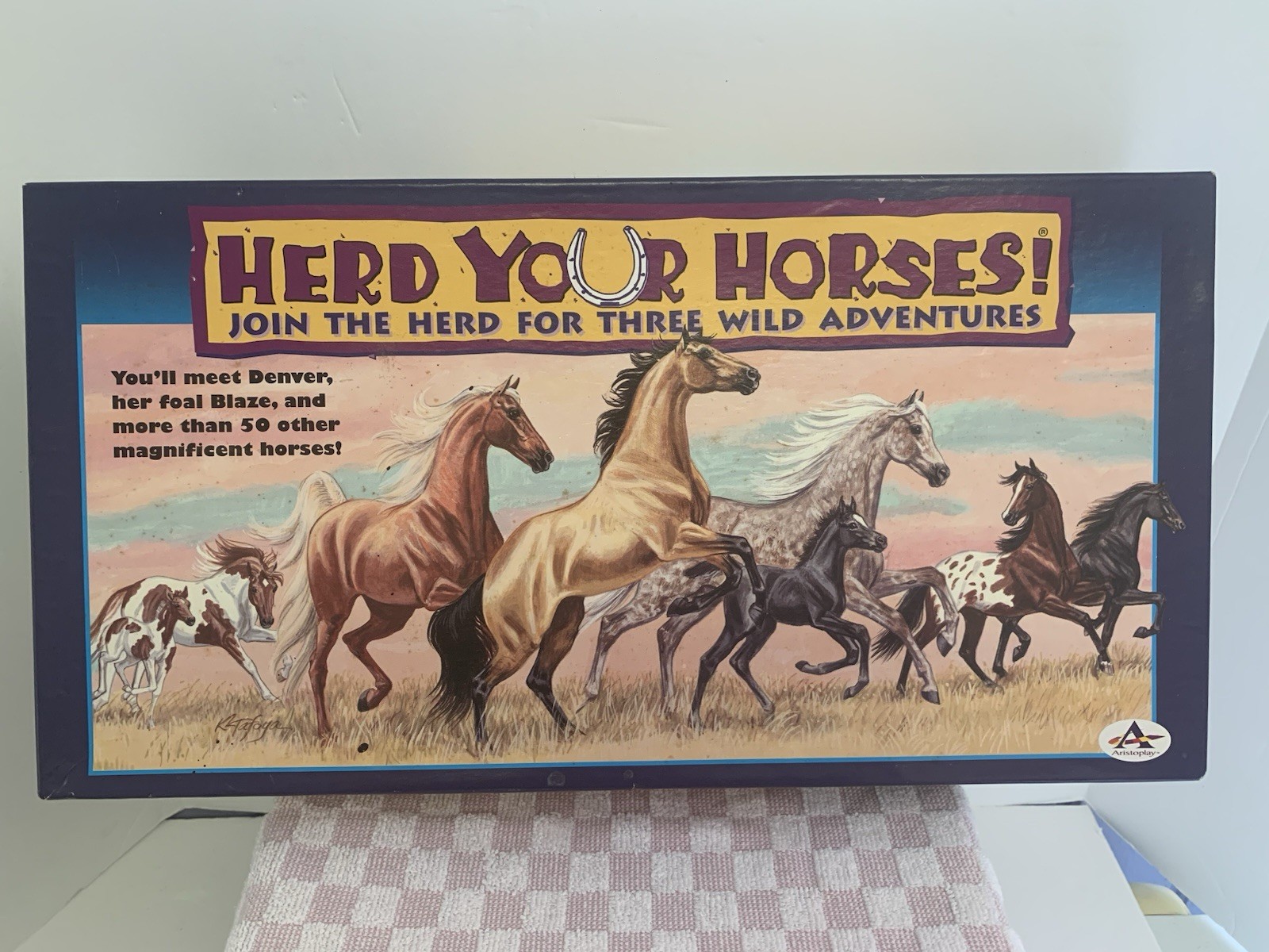 HERD YOUR HORSES – VINTAGE 1997 BOARD GAME, 100% COMPLETE Excellent Condition