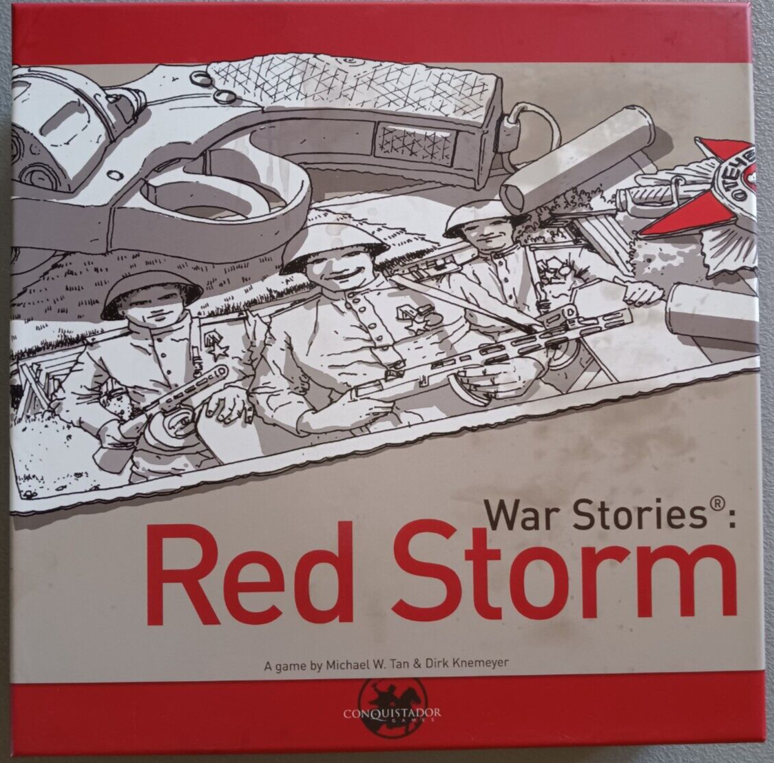 War Stories: Red Storm Board game – Conquistador – COMPLETE – VG+
