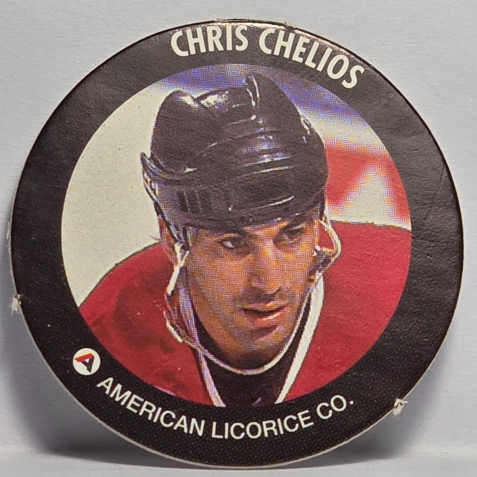 Vintage Pog * Chris Chelios American Licorice * Bin127