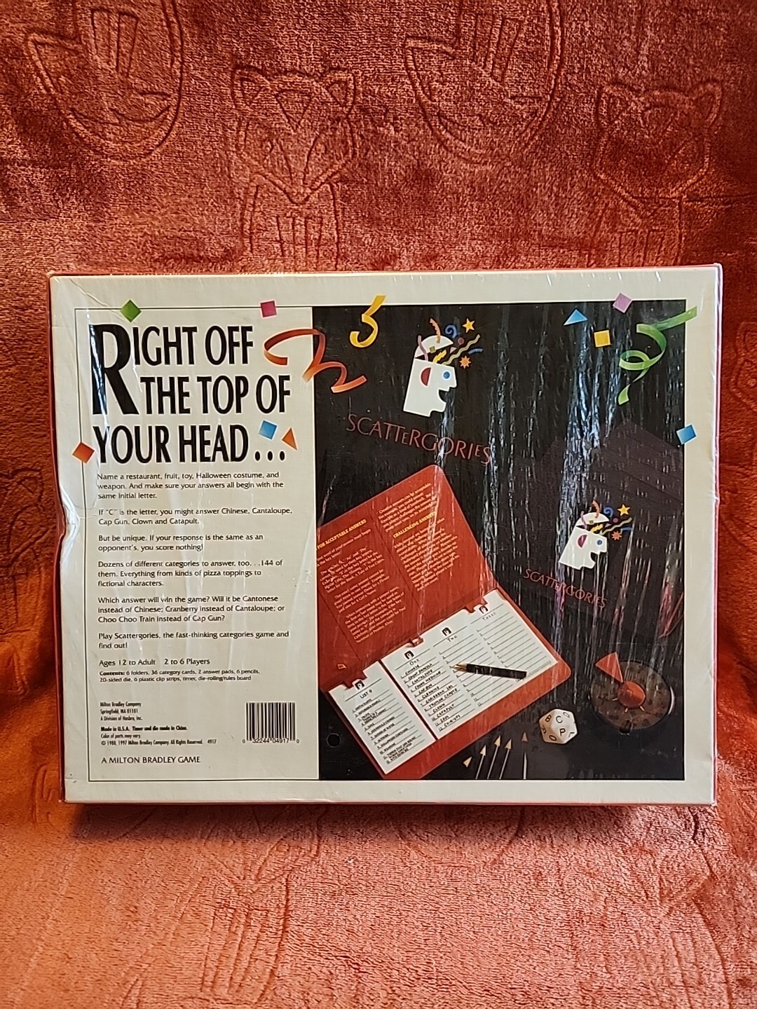 1997 The Game of Scattergories ~ Milton Bradley ~ New Factory Sealed