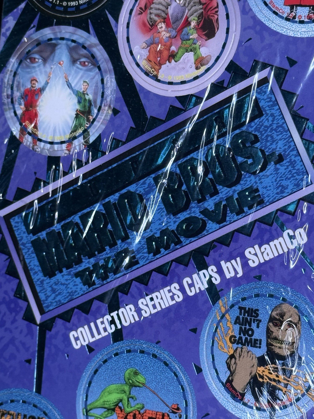 Super Mario Bros Movie Pogs Sealed 1993