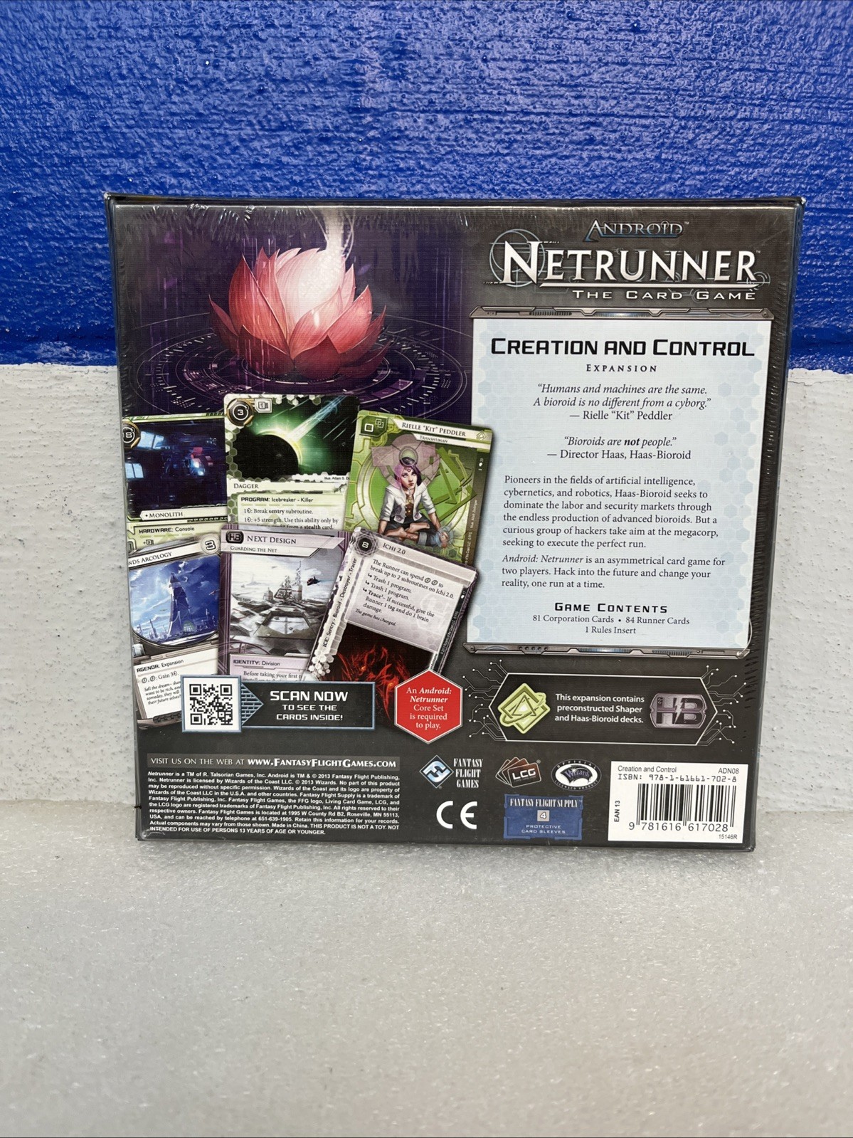 Andriod Netrunner The Card Game Creation & Control Expansion New Sealed
