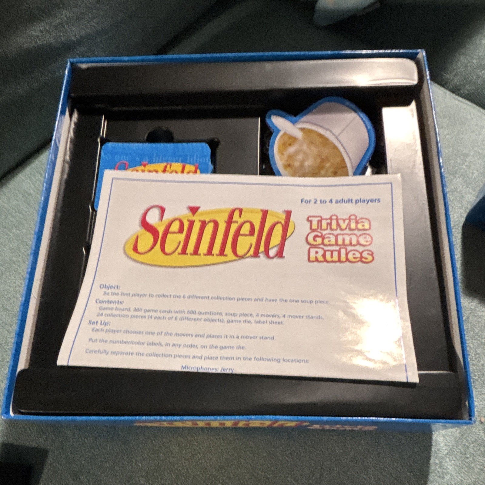 Pressman Seinfeld Trivia Game Complete, 2-4 Players, Ages 17+, 2009 MPN 5300