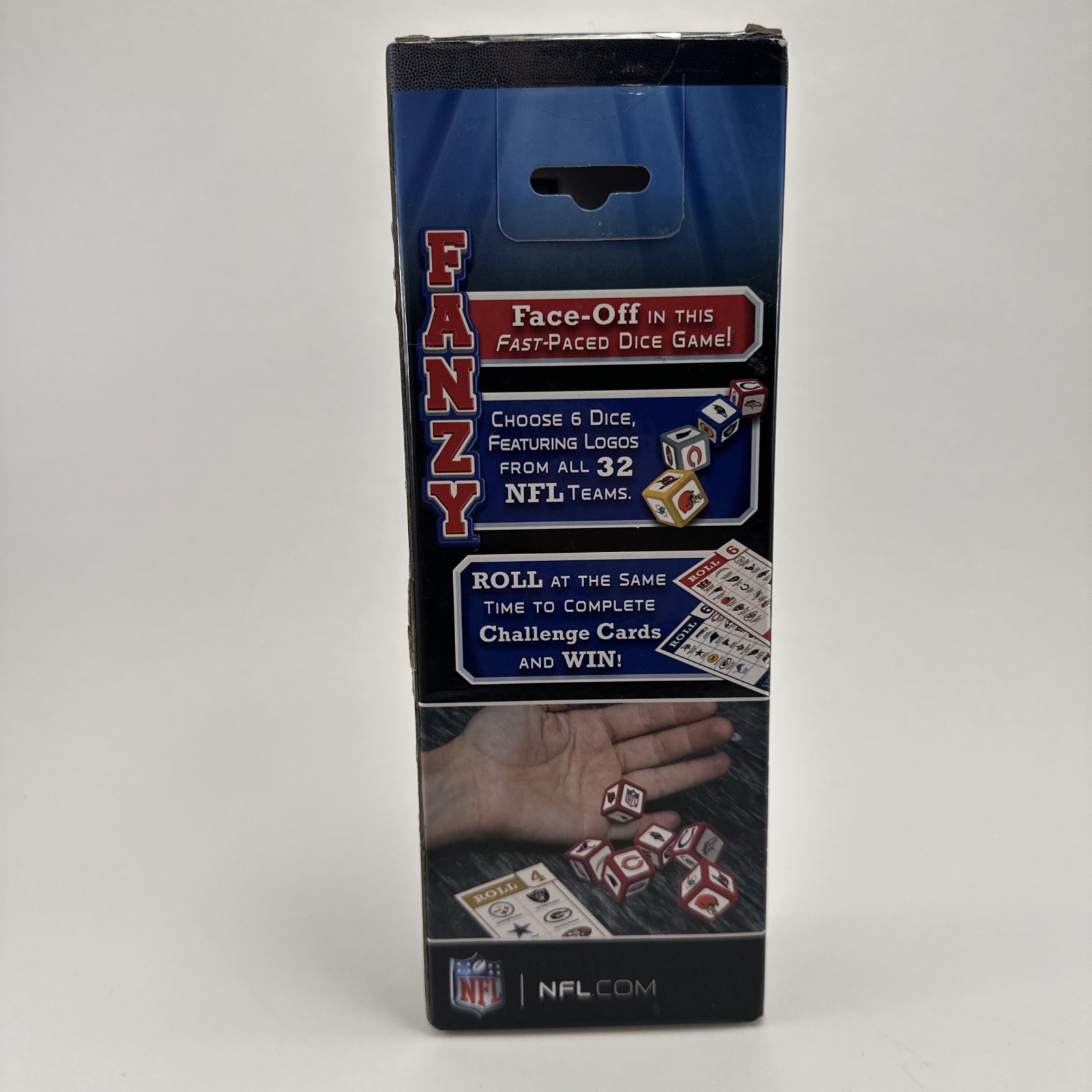 NEW NFL Football Fanzy Dice Card Game Fun Frenzied Speed Fast Paced Masterpieces