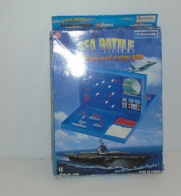 SEA BATTLE Game ages 8+ 2 players or teams