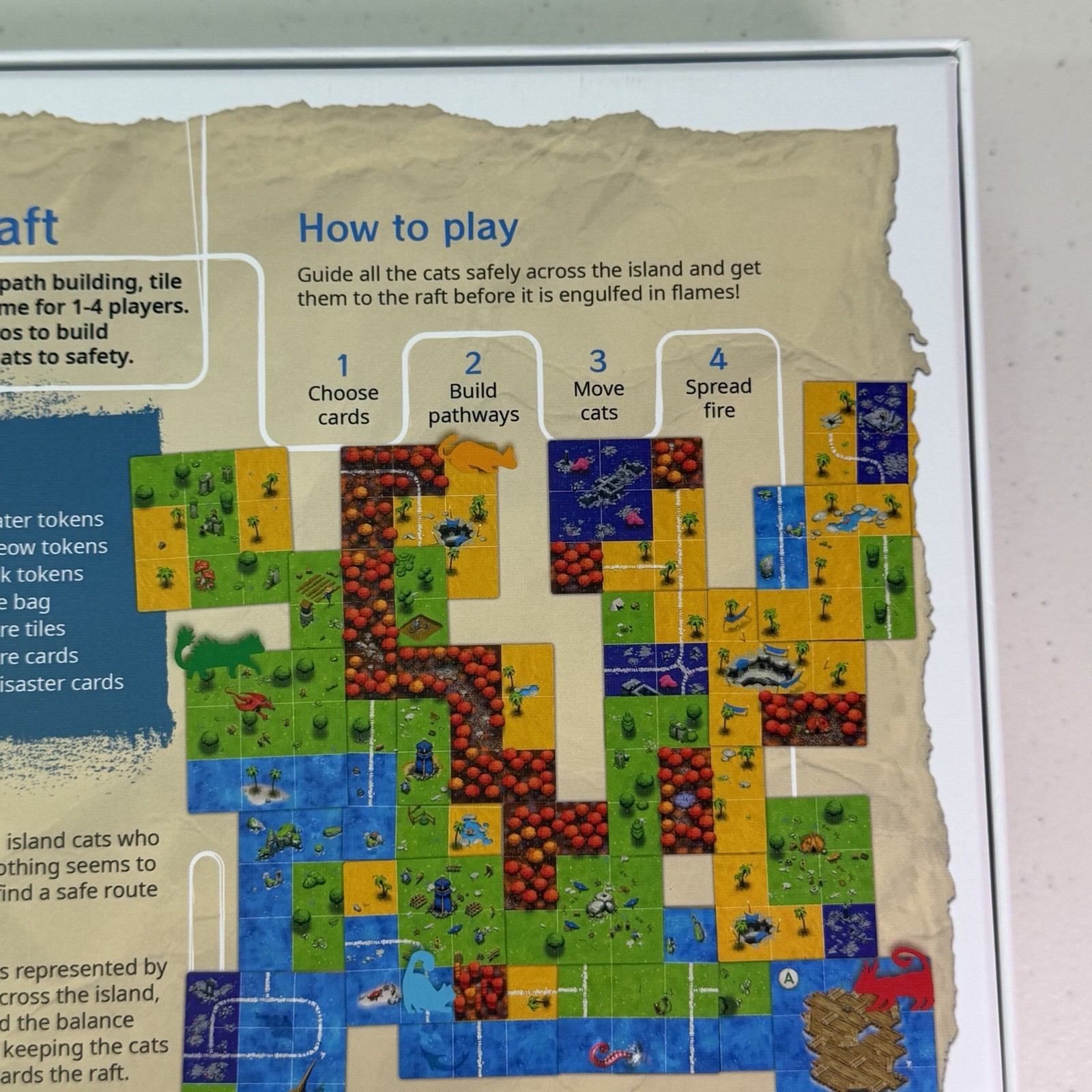 Race To The Raft Co-op Board Game The City Of Games Frank West Complete