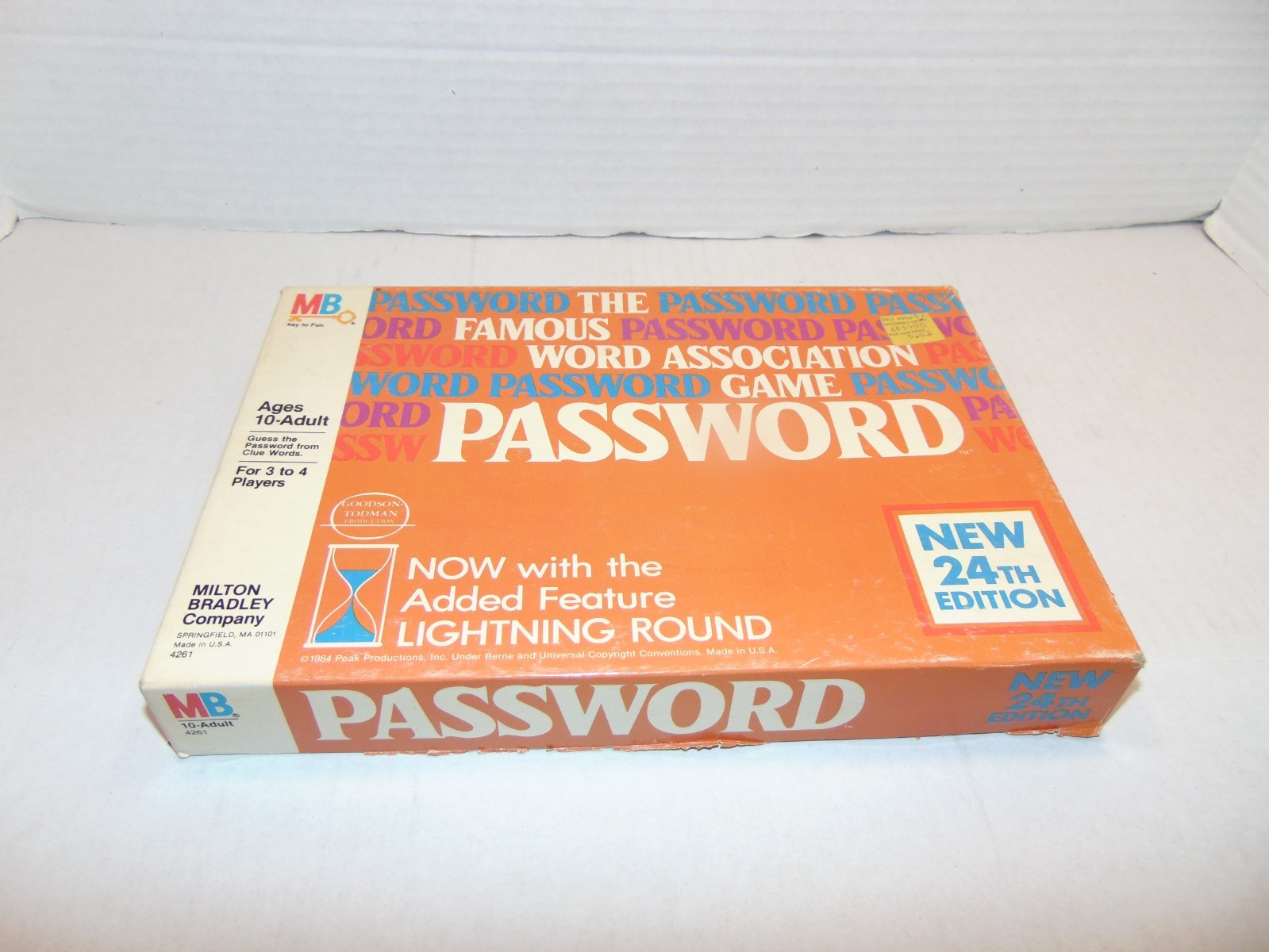 Vintage Milton Bradley Password “24th Edition” 1984