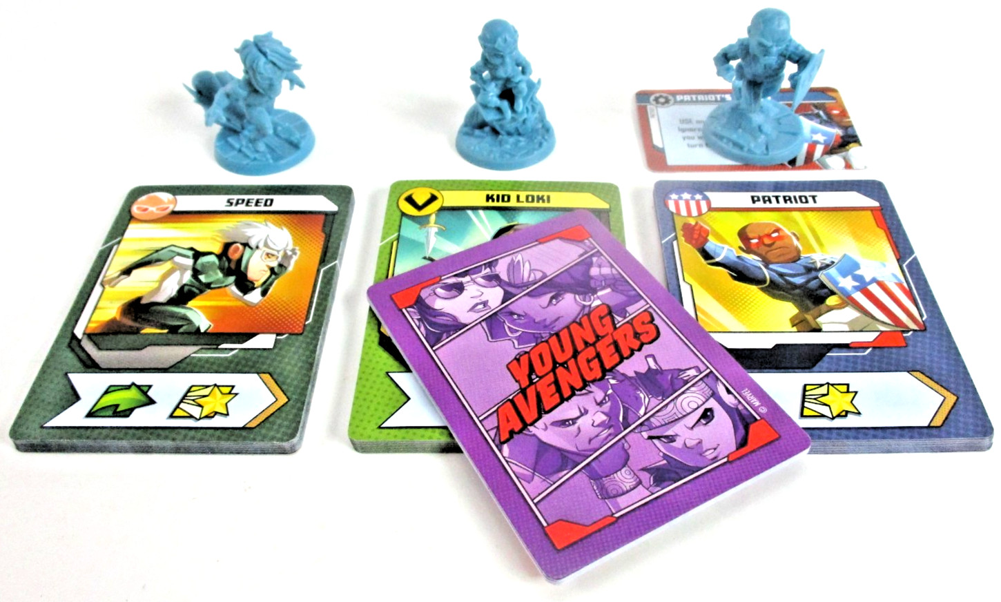 MARVEL UNITED: Multiverse YOUNG AVENGERS TEAM Minis & Cards NEW!!