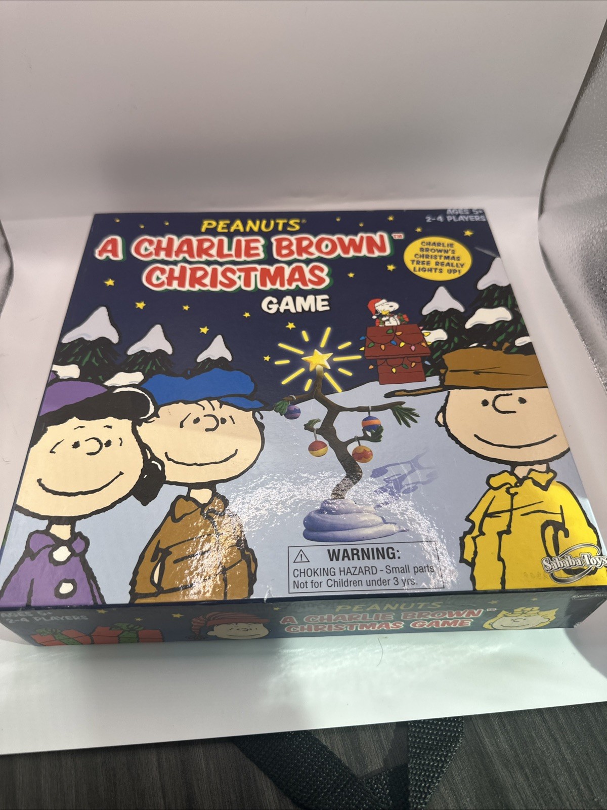 PEANUTS A Charlie Brown Christmas Board Game 2007 Sababa Toys – Complete!