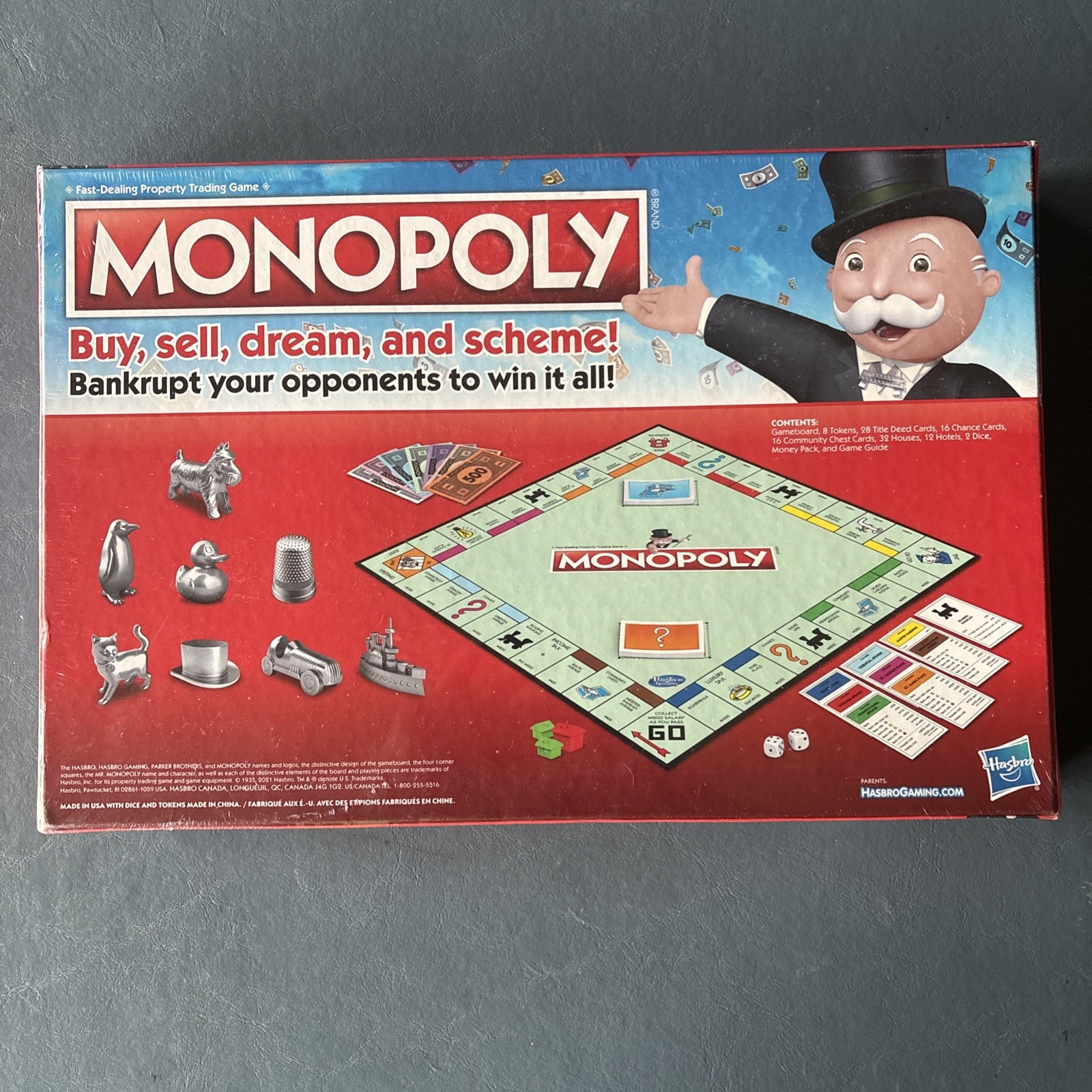 Monopoly Board Game C1009 Classic Edition – New Factory Sealed – Hasbro