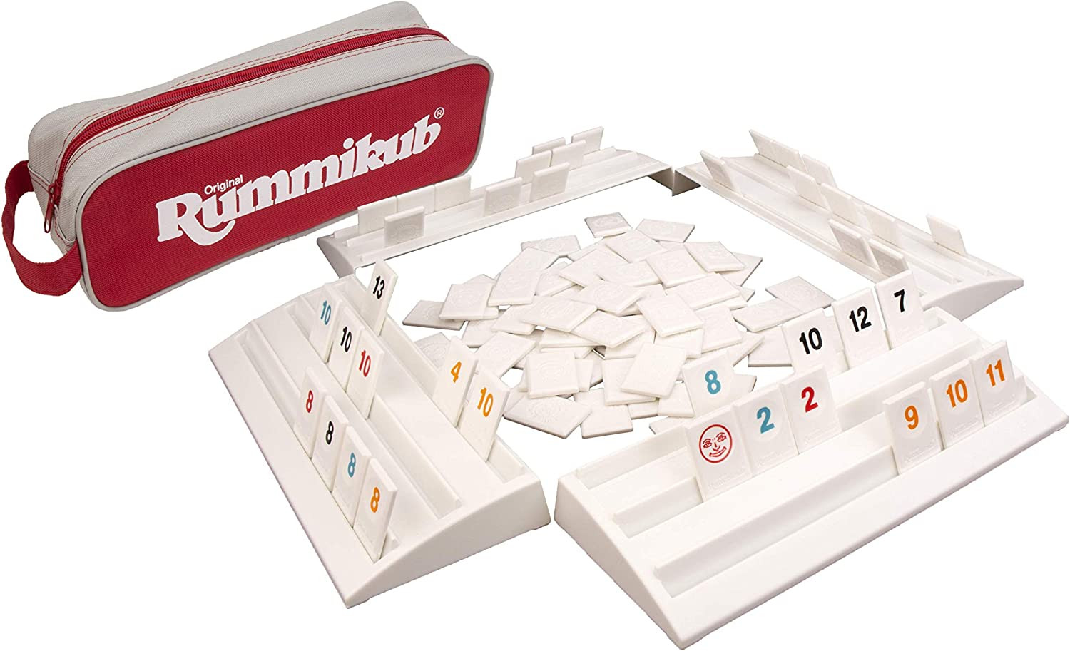 Rummikub – the Complete Original Game with Full-Size Racks and Tiles in a Durabl