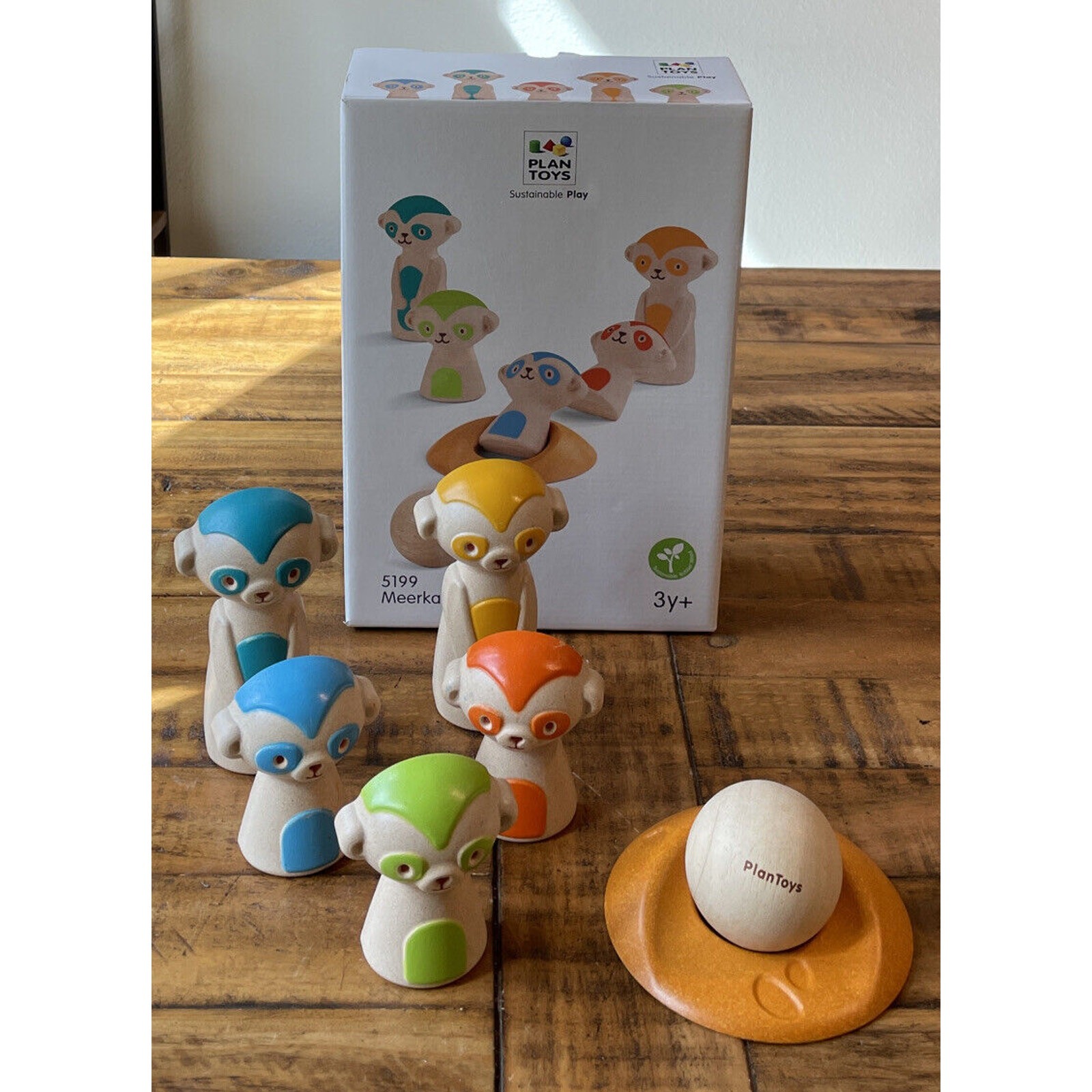 Plan Toys Meerkat Bowling – Ages 3+ | 1-4 players