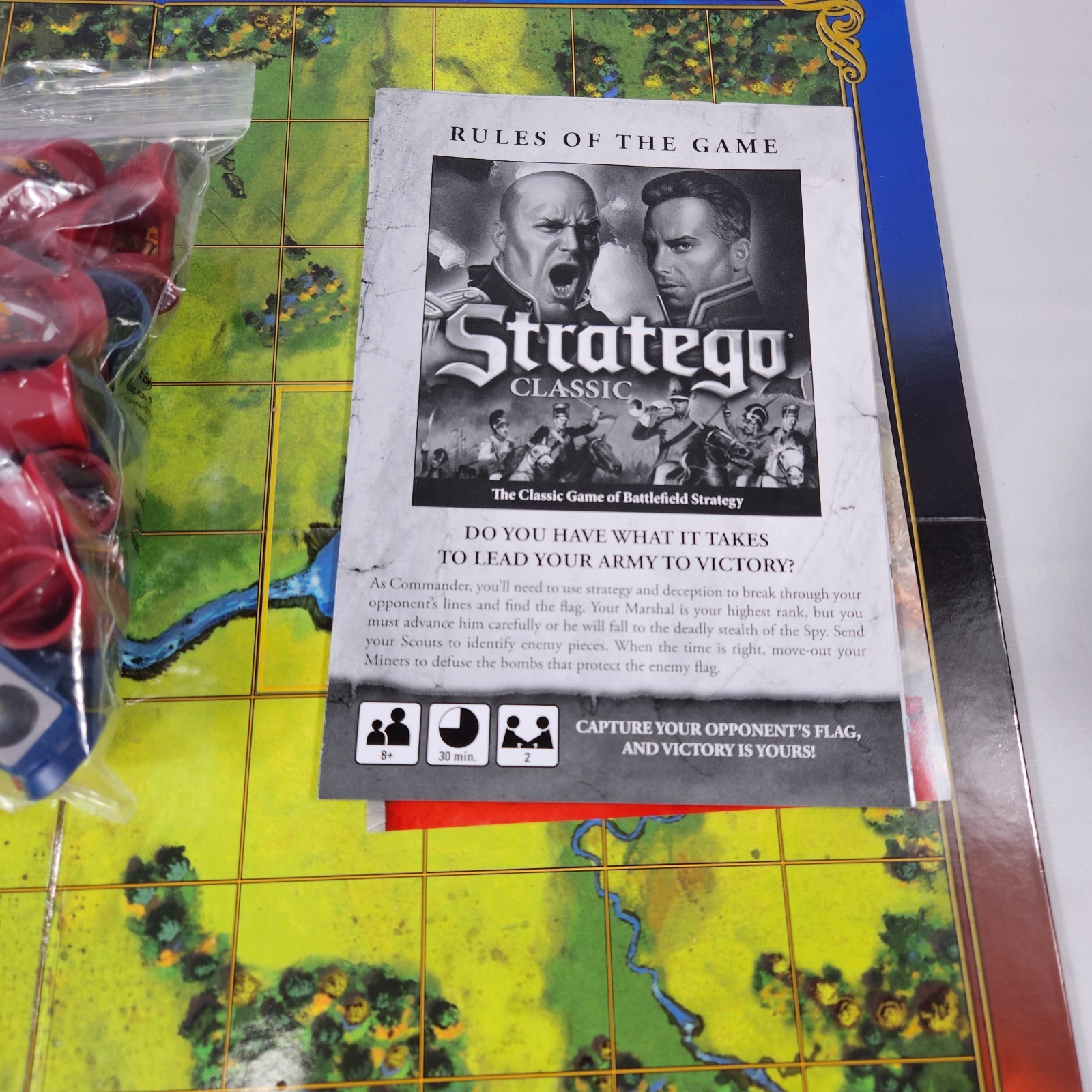 Stratego Classic Board Game Battlefield Strategy by PlayMonster 2016.
