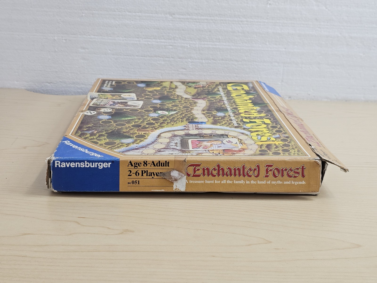 VINTAGE Enchanted Forest Board Game Ravensburger 1982 Incomplete As Is