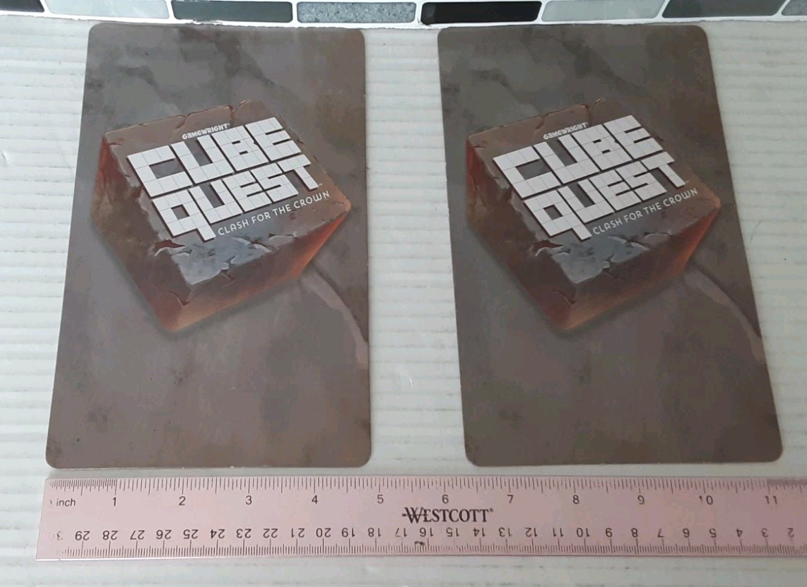Cube Quest Board Game 2 Game Guides Replacement Parts
