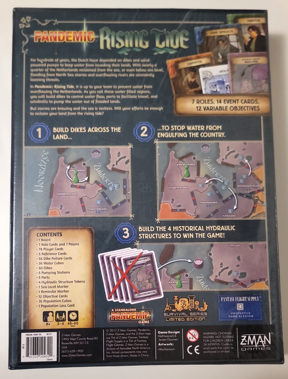 Pandemic Rising Tide 2017, Z-Man Games, New Sealed
