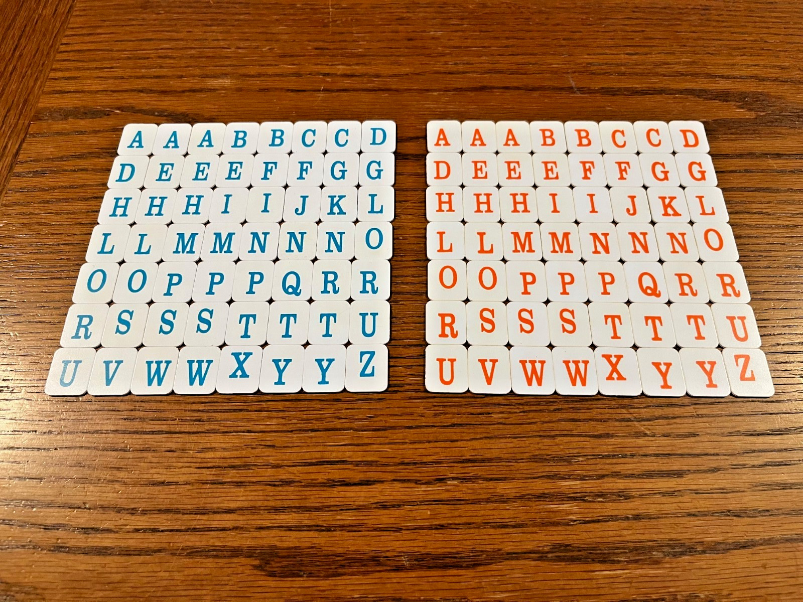Vintage 1988 Hangman Game ~ Replacements (112 Letters) (Full Set) & Instructions