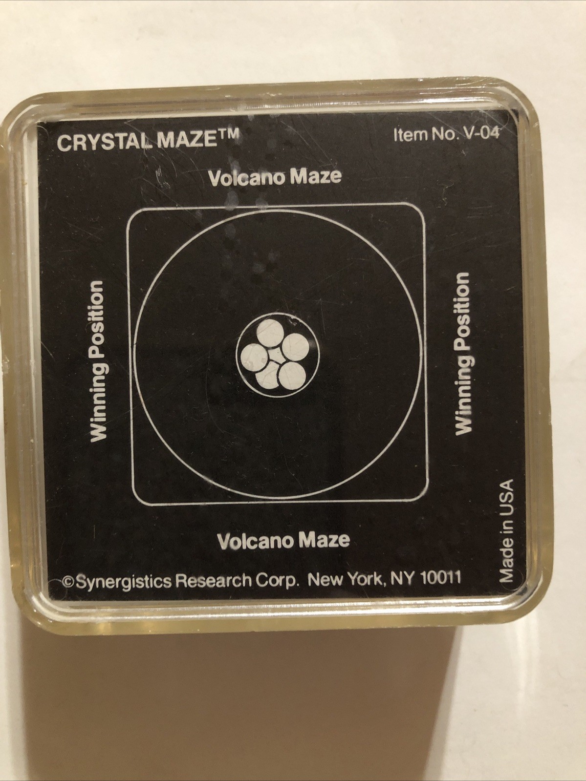RARE SYNERGISTICS RESEARCH CORP VOLCANO MAZE GAME V-04 COLLECTORS SALE