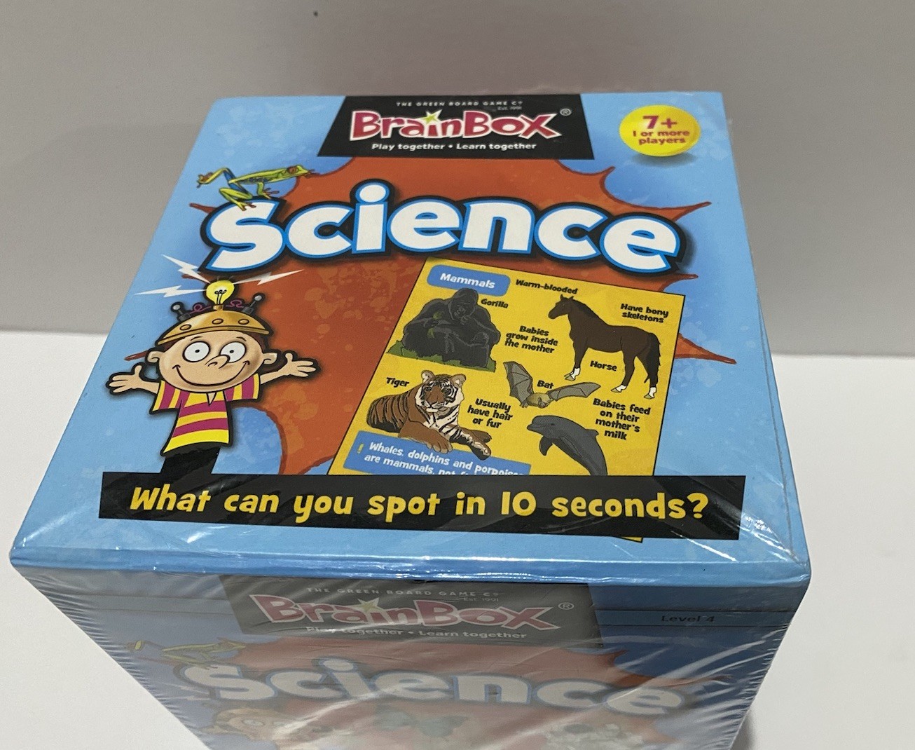 BrainBox Science Level 4 Educational Family Board Game Sealed Ages 7+ New