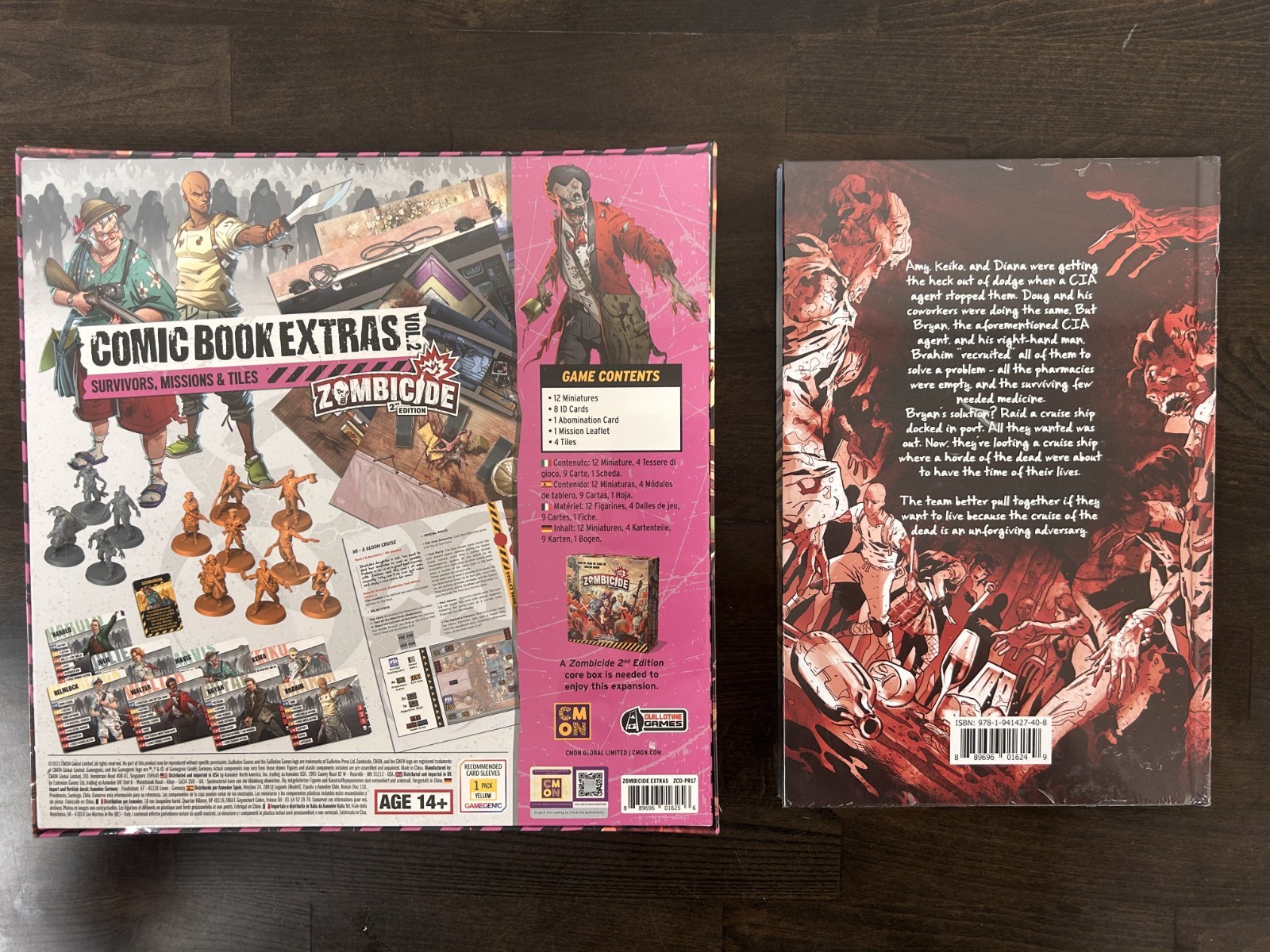 CMON – Zombicide Dead in the Water + Comic Book Extras Vol. 2 Bundle – NIS!
