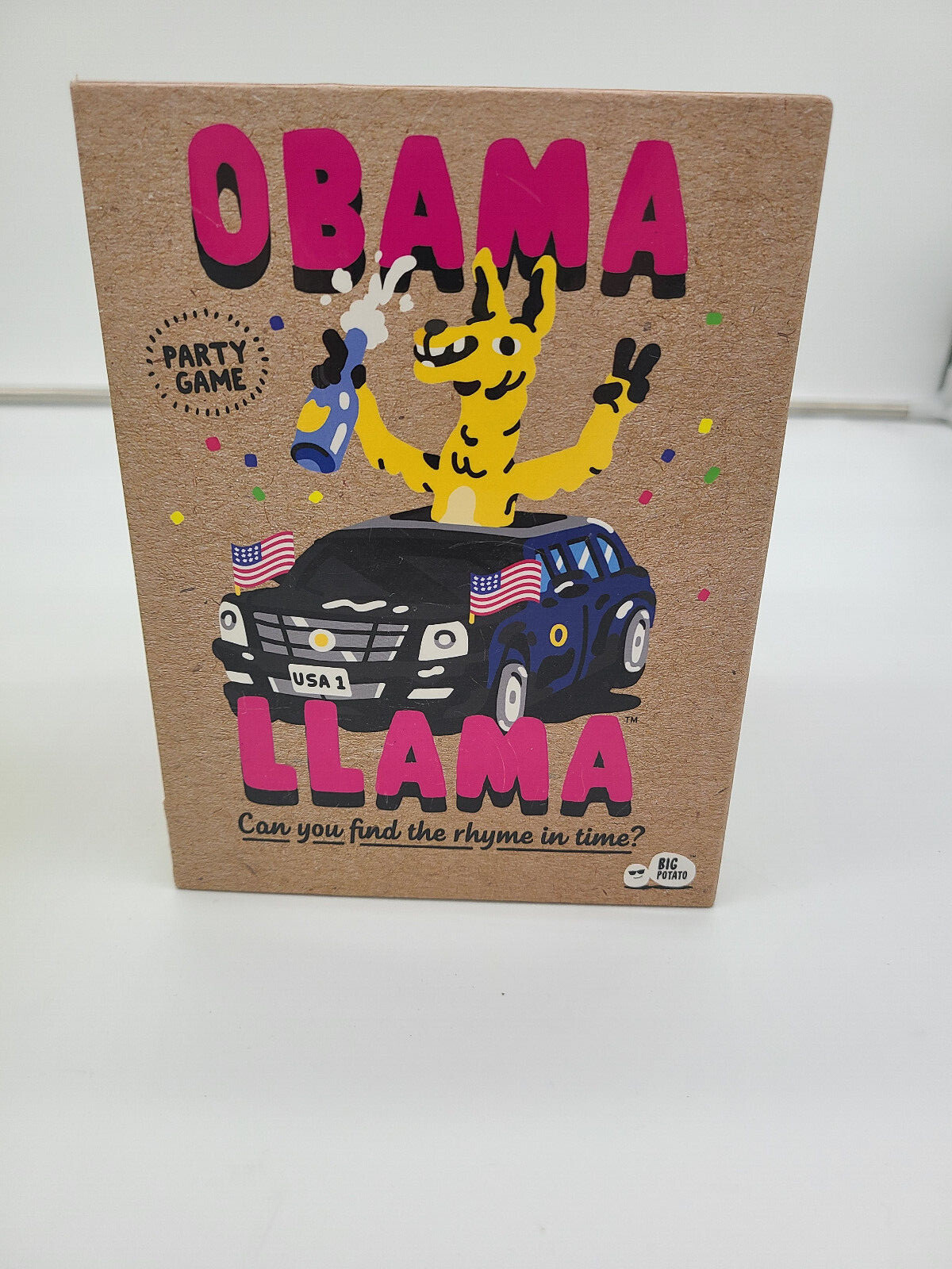 New OBAMA LLAMA Celebrity Rhyming Charades Family Party Game Ages 14+ Fun Humor