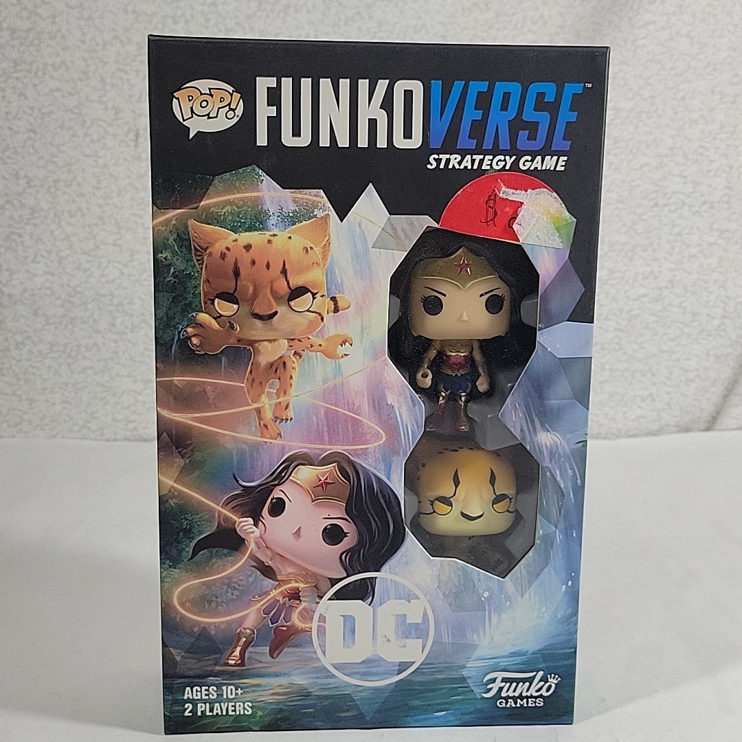 Funkoverse DC 102 Wonder Woman and The Cheetah Strategy Game NEW SEALED