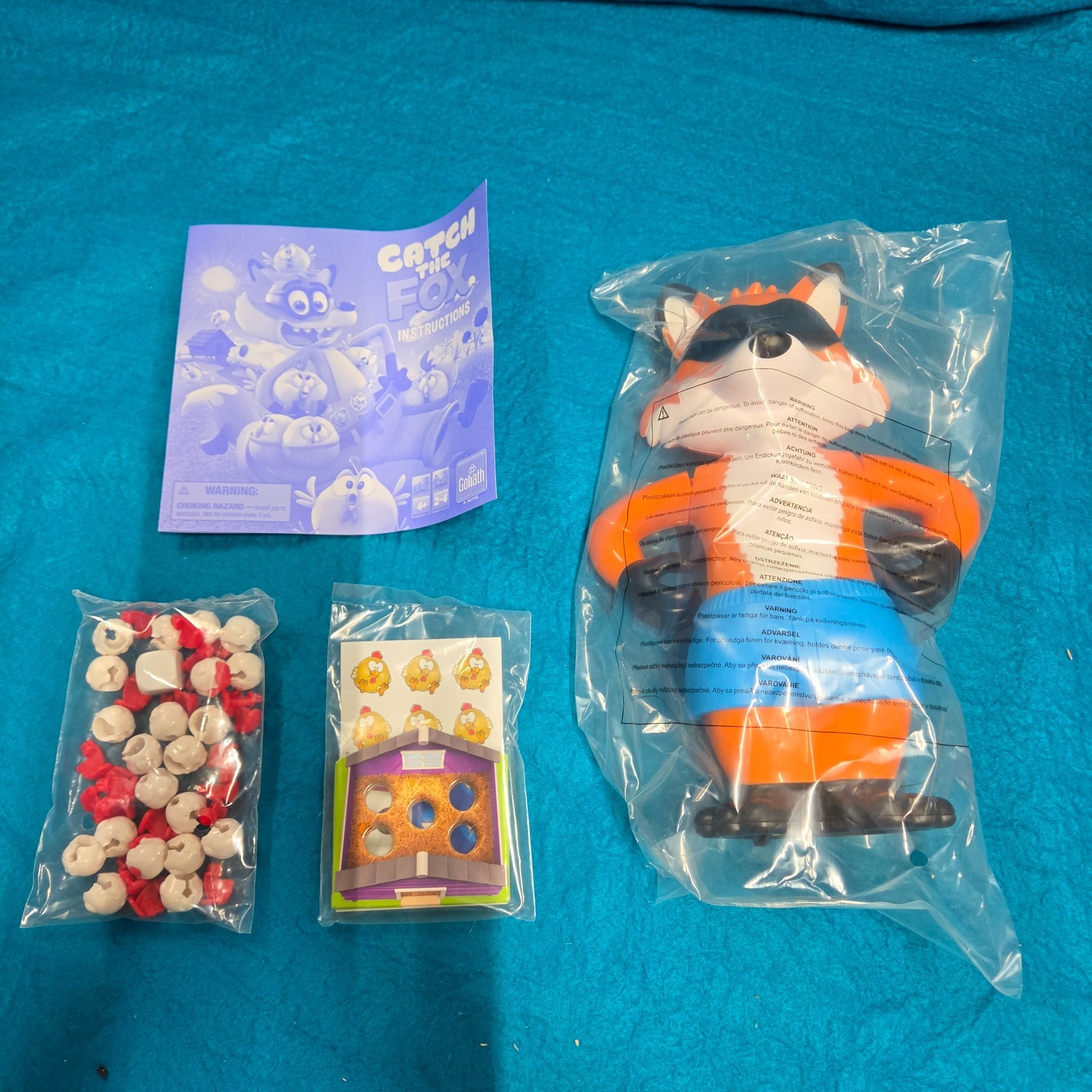 Catch The Fox Board Game Goliath 2016 w/ Original New, Open Box Family Kids Game