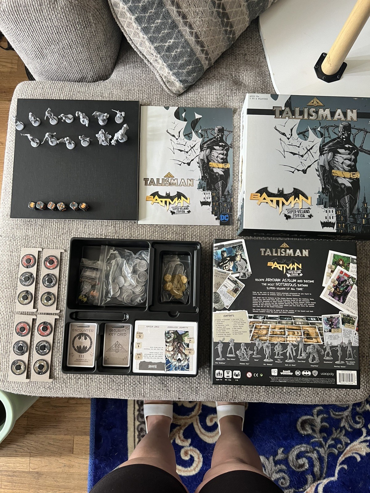 USAopoly Talisman Batman Super-Villains Edition Board Game Miniatures 2017