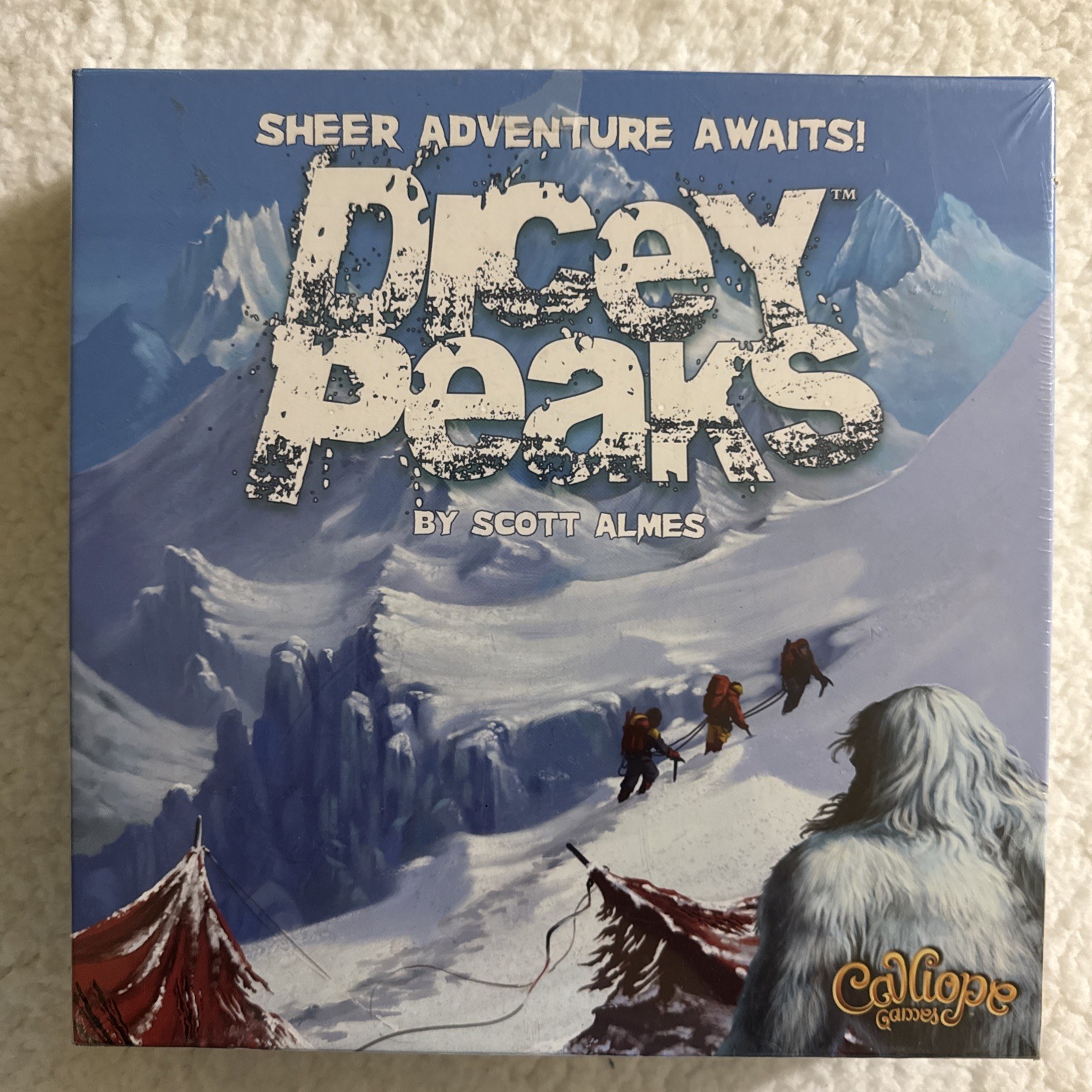 Dicey Peaks Board Game Calliope Sheer Adventure Games Yeti Scott Almes New