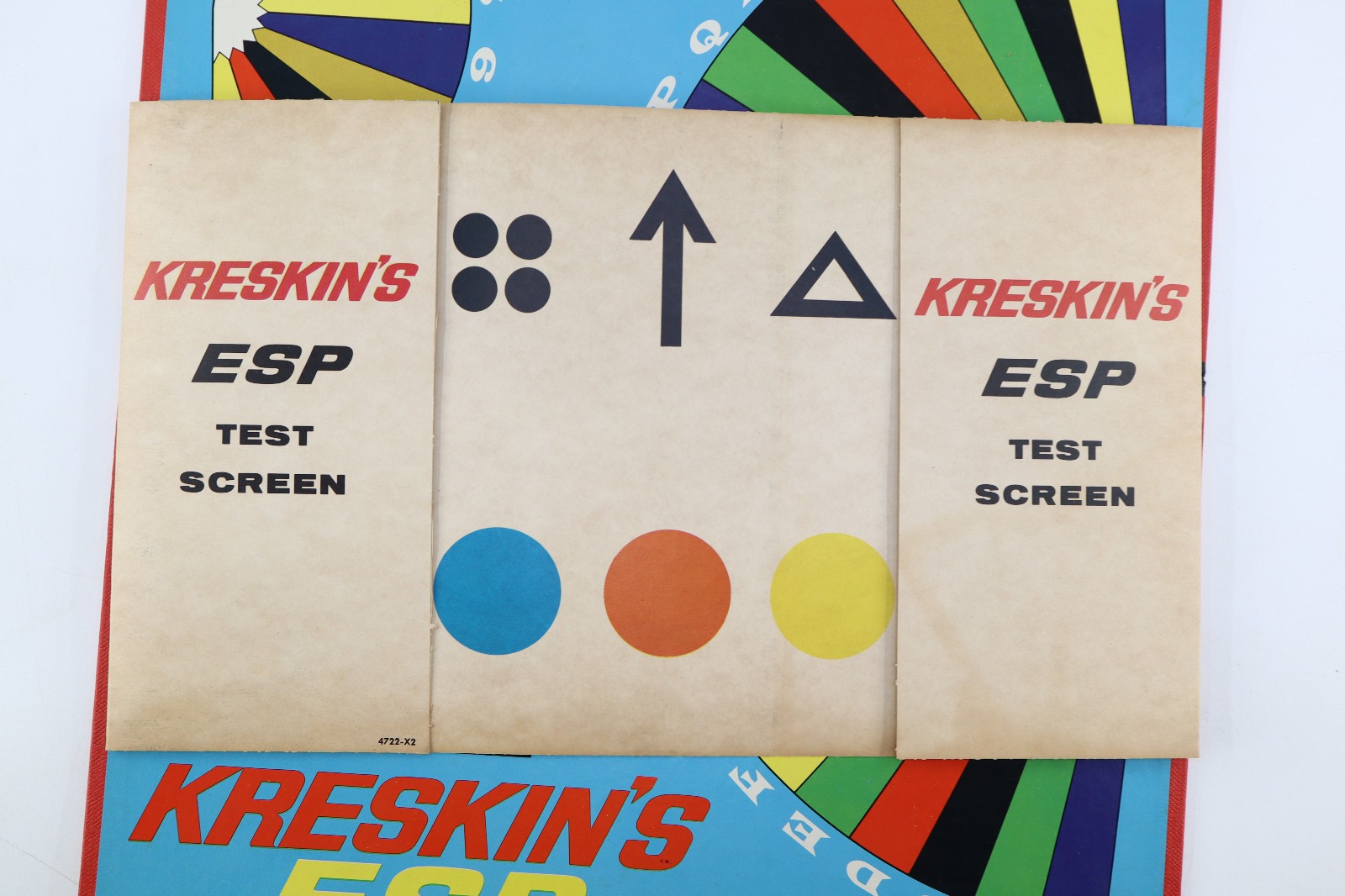 Vtg 1966 Milton Bradley KRESKIN’S ESP Board Game #4722 Made in USA
